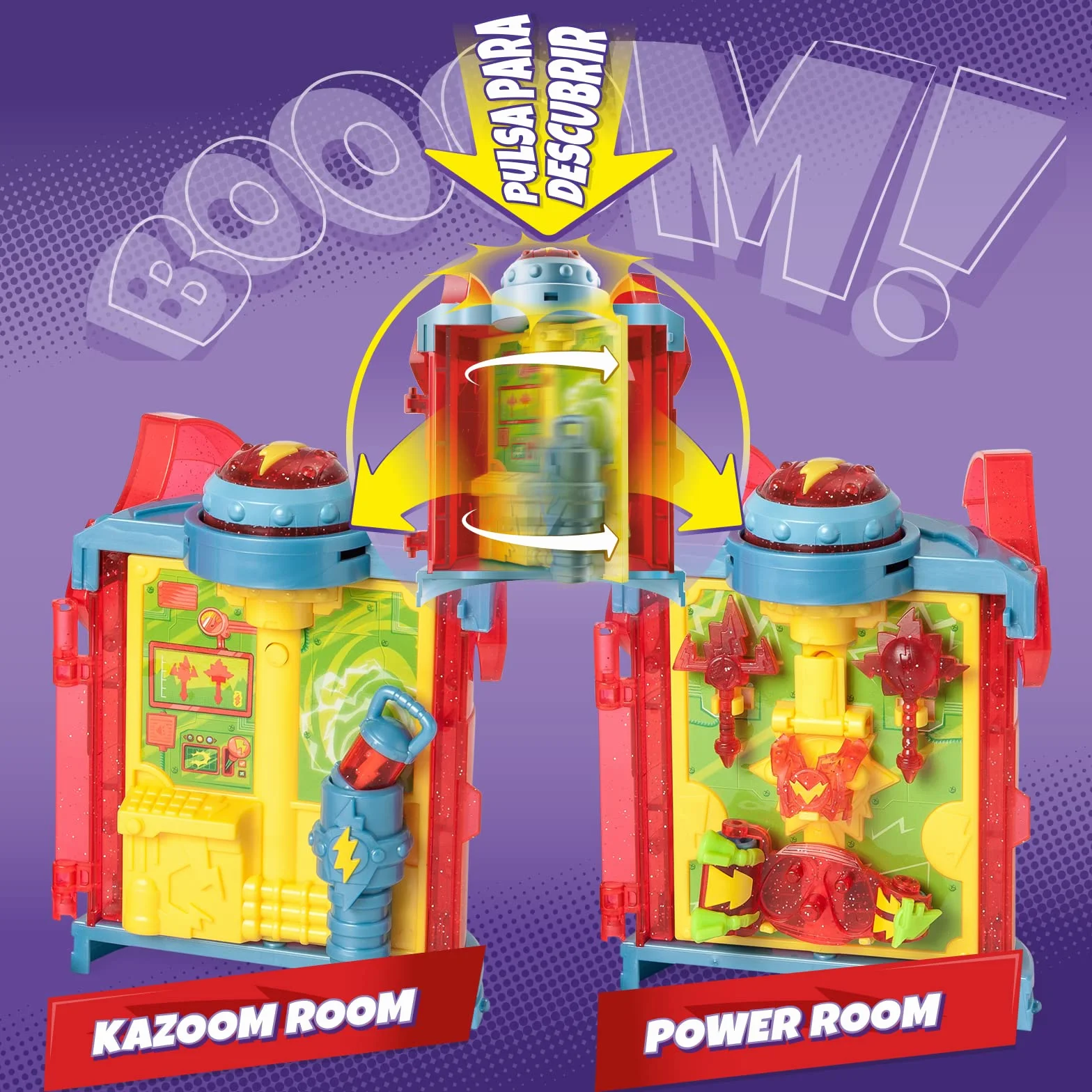 SUPERTHINGS Secret Base Fury Storm – Tajna baza Fury Storm. Zawiera jednego ekskluzywnego Kazoom Kida i jednego ekskluzywnego SuperThinga oraz wiele akcesoriów.