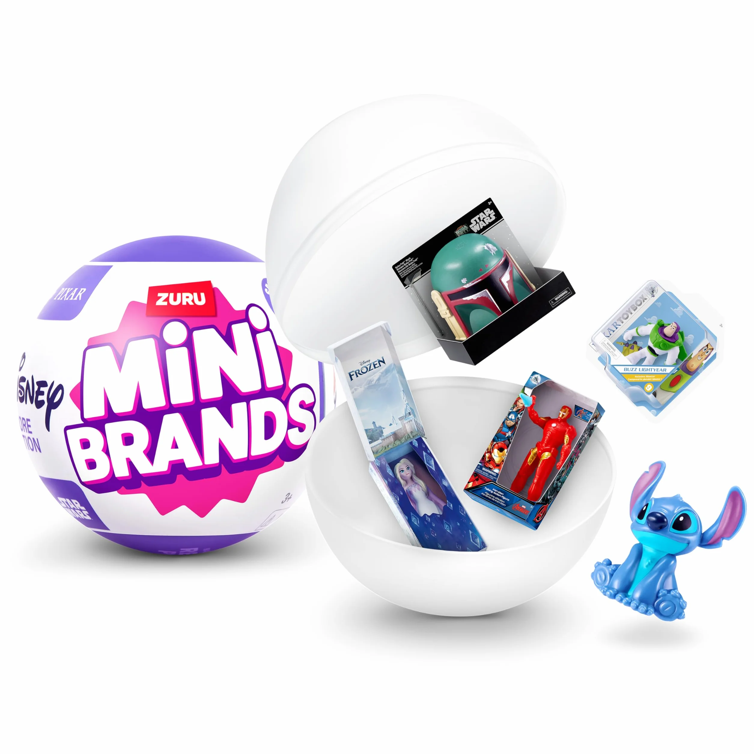 Mini Brands 77494, (1 kapsułka) Disney Minis, seria 3, 1 kapsułka