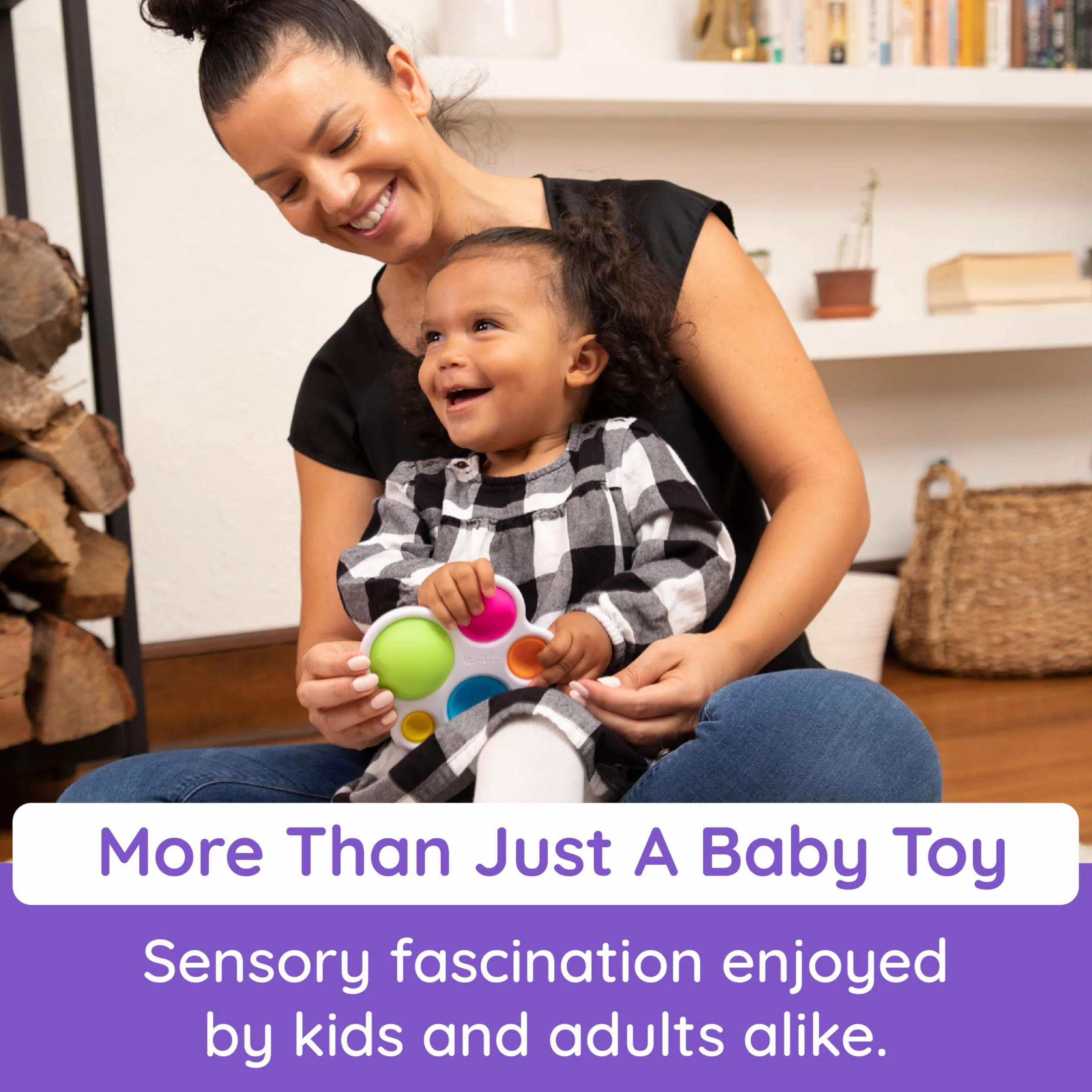 Fat Brain Toys Dimpl Zabawka do Wciskania, Wielokolorowy, Od 6 Miesięcy