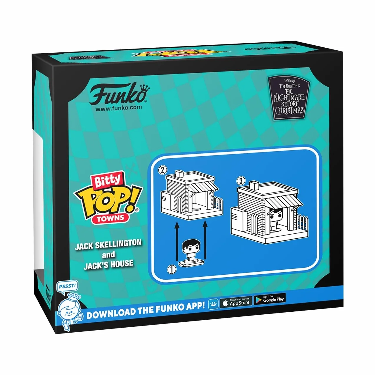 Figurka Funko Pop! Bitty Town: Miasteczko Halloween - Dom Jacka i Jacka