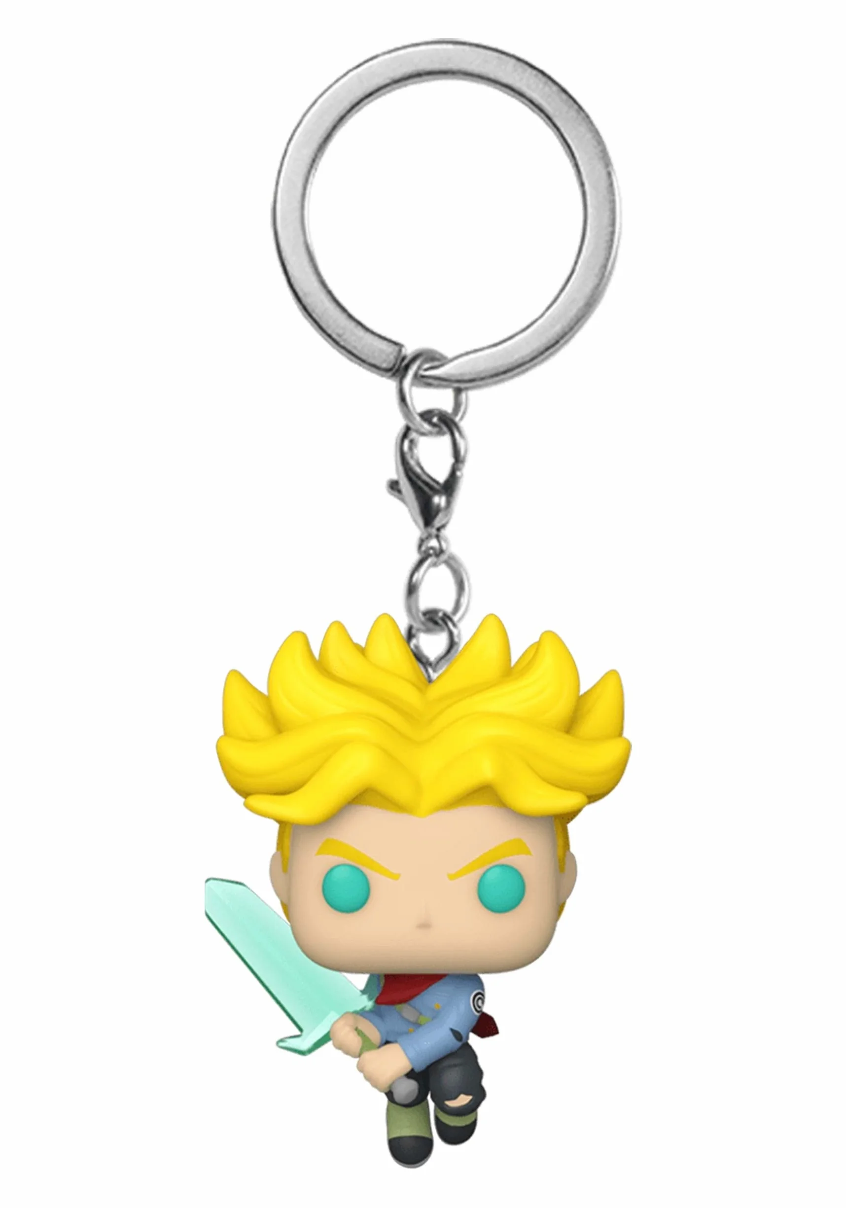 Funko Pop! Brelok: DBS - Super Saiyan Trunks with Sword - Dragon Ball - kolekcjonerski mini winylowy iguryn fantazyjny brelok - prezent świąteczny - pomysł na prezent - oficjalne produkty