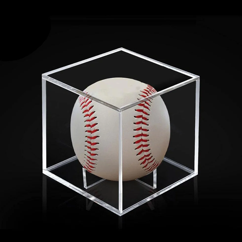 Akrylowe Pudełko na Baseball, Gablota na Piłki Tenisowe Przezroczyste Pudełko do Przechowywania Pamiątek