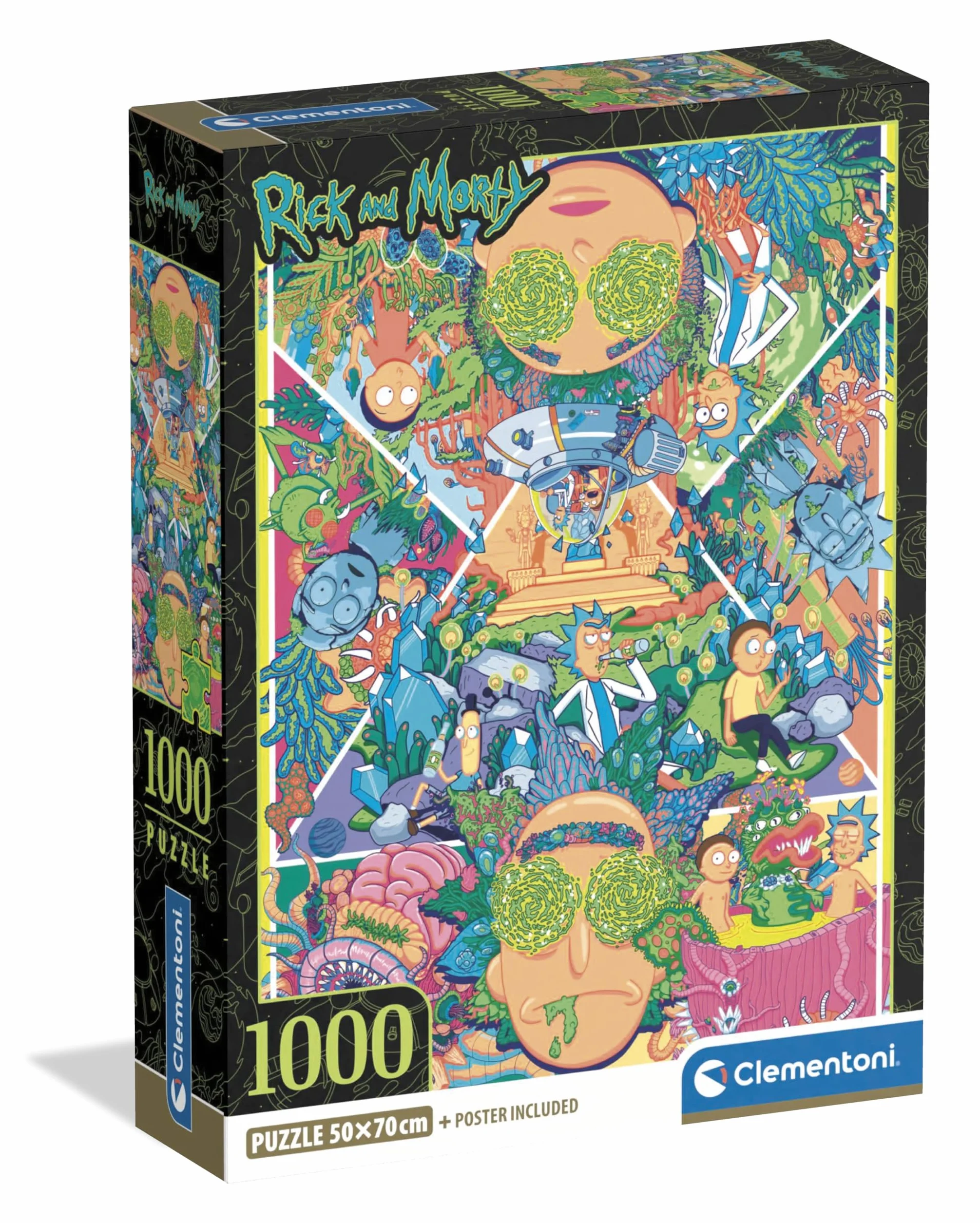 CLEMENTONI PZL 1000 RICK&MORTY -2- COMPACT BOX - 37511