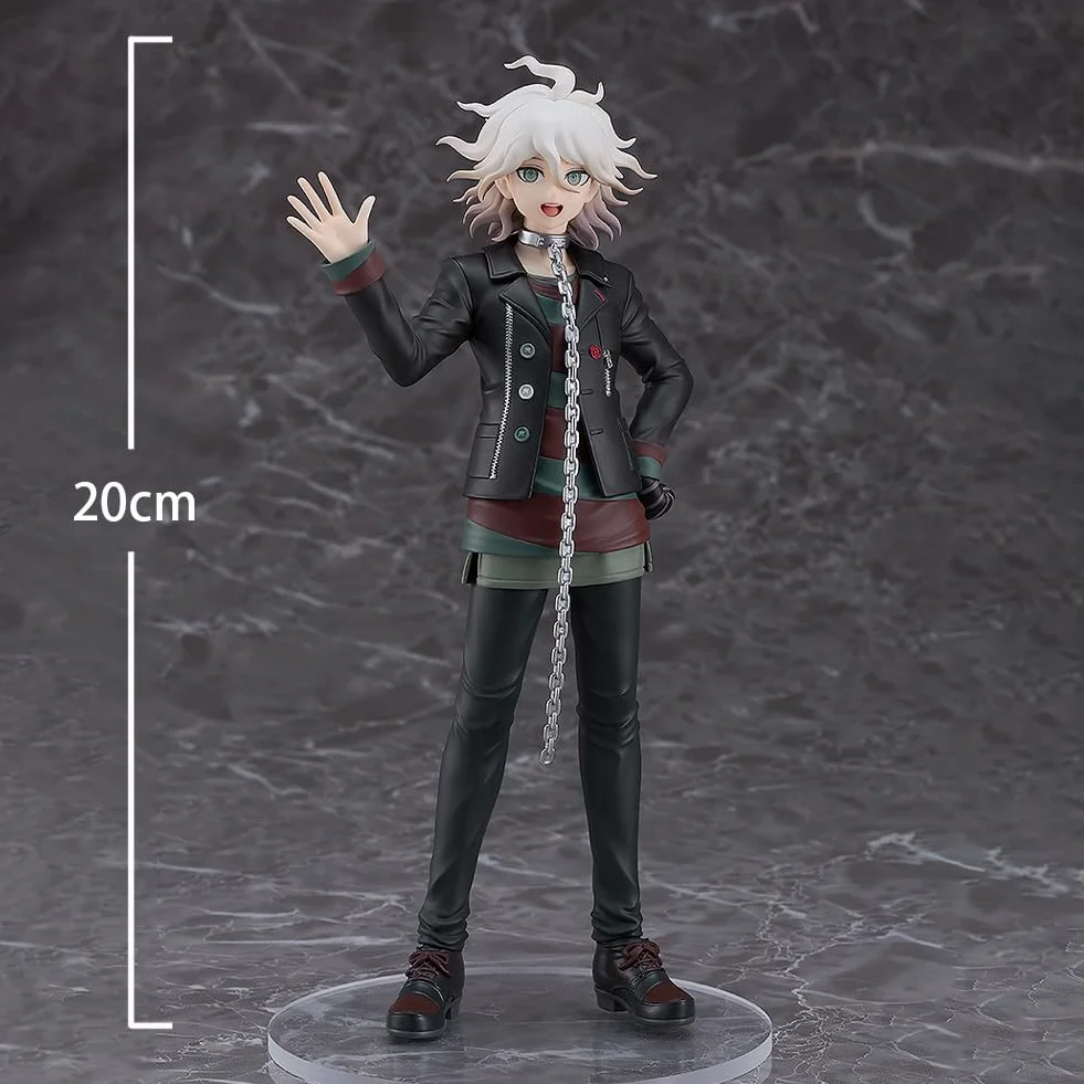 Zhongkaihua Nagito Komaeda figurka anime dziewczyna PCW Nagito Komaeda figurka model statuetka 20 cm dekoracja biurka do domu prezent urodzinowy dla fanów