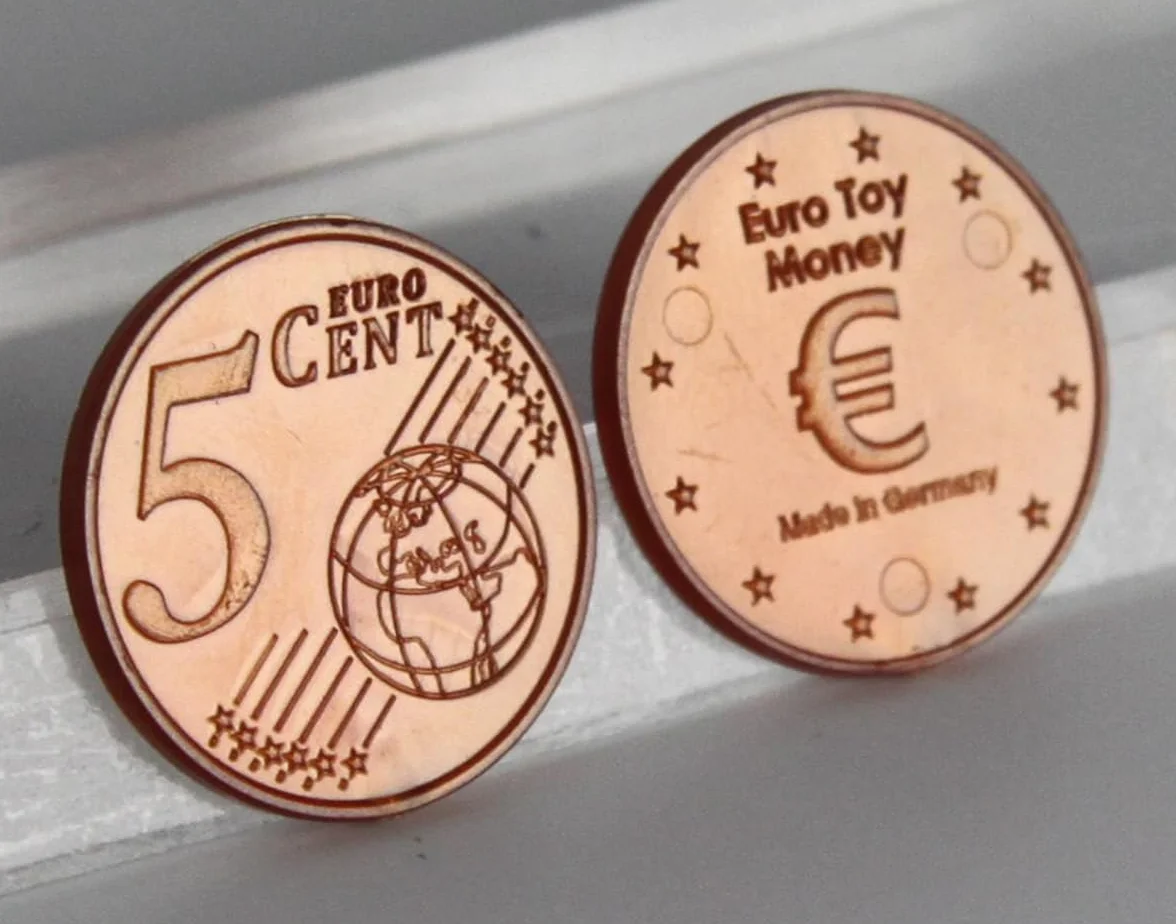 WISSNER 80610.08 aktiv lernen - 80 euro monety arytmetyczne - RE-Plastic, od 3 do 99 lat