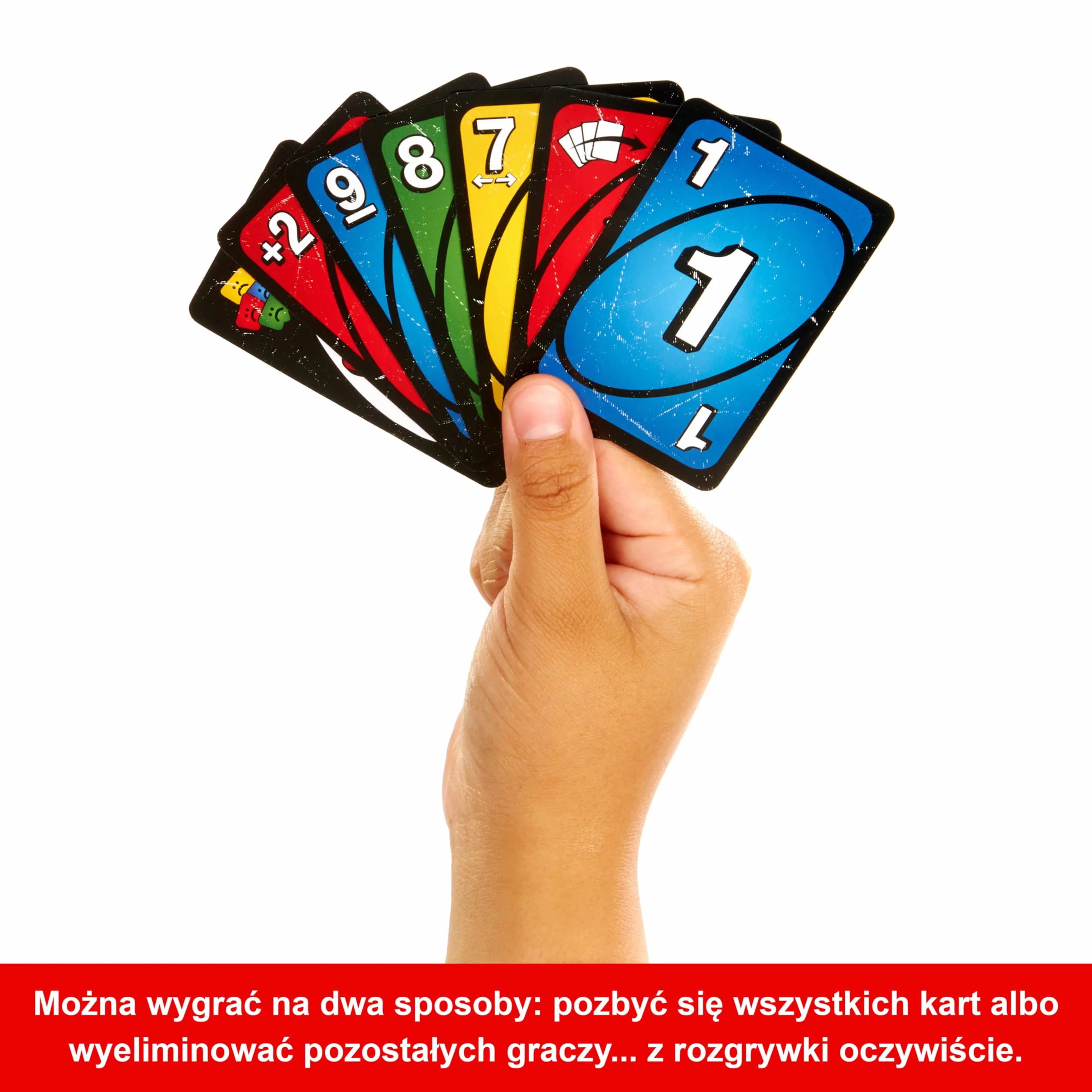UNO No Mercy Bez litości Gra dla dzieci, dorosłych, przyjaciół i rodzin, na imprezy i podróże, zawiera dodatkowe karty, reguły specjalne i surowsze kary., HWV18