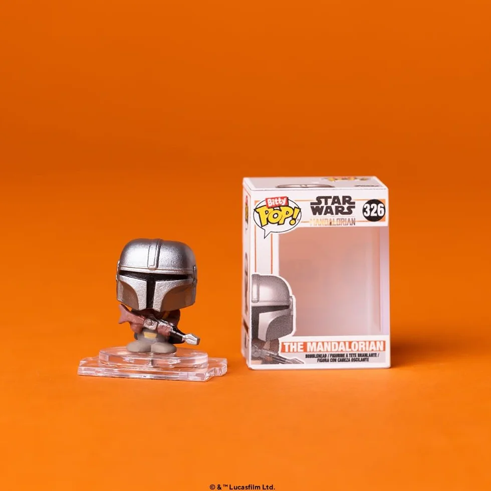 Funko POP! Mandalorian 4 Pack - Mandalorianin™, Kuiil™, Offworld Jawa™ oraz Tajemnicza Figurka i Mini Figurka Niespodzianka
