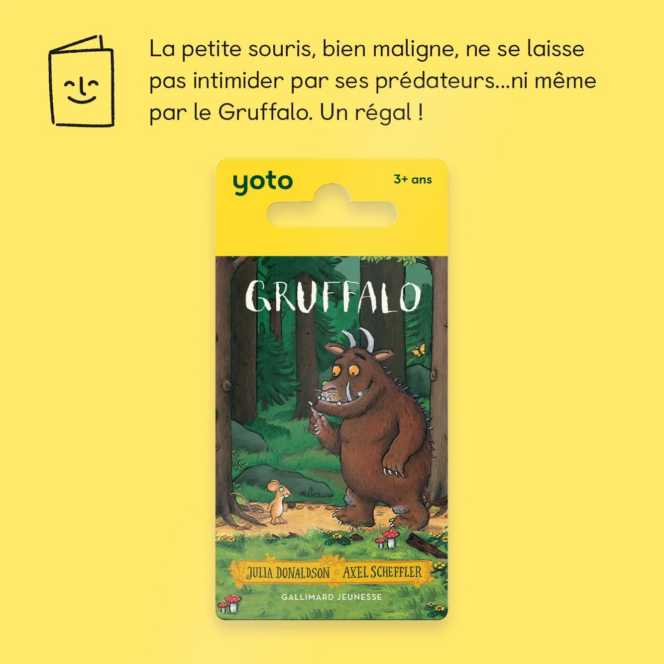 Yoto - Gruffalo - Karta dźwiękowa w języku francuskim od 3 do 5 lat