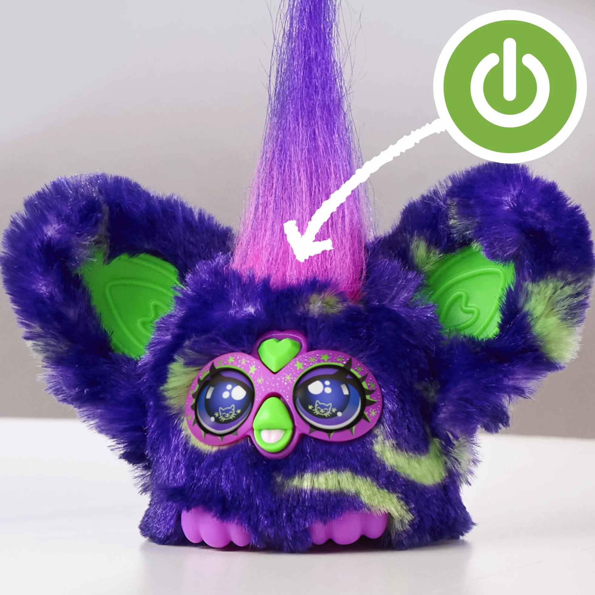 Furby Furblets Mini Friends Trick-Ee & Boo-Kin, elektroniczne pluszowe zabawki, wielokolorowe, prezenty na powrót do szkoły, dla dzieci od 6 lat (tylko Amazon)