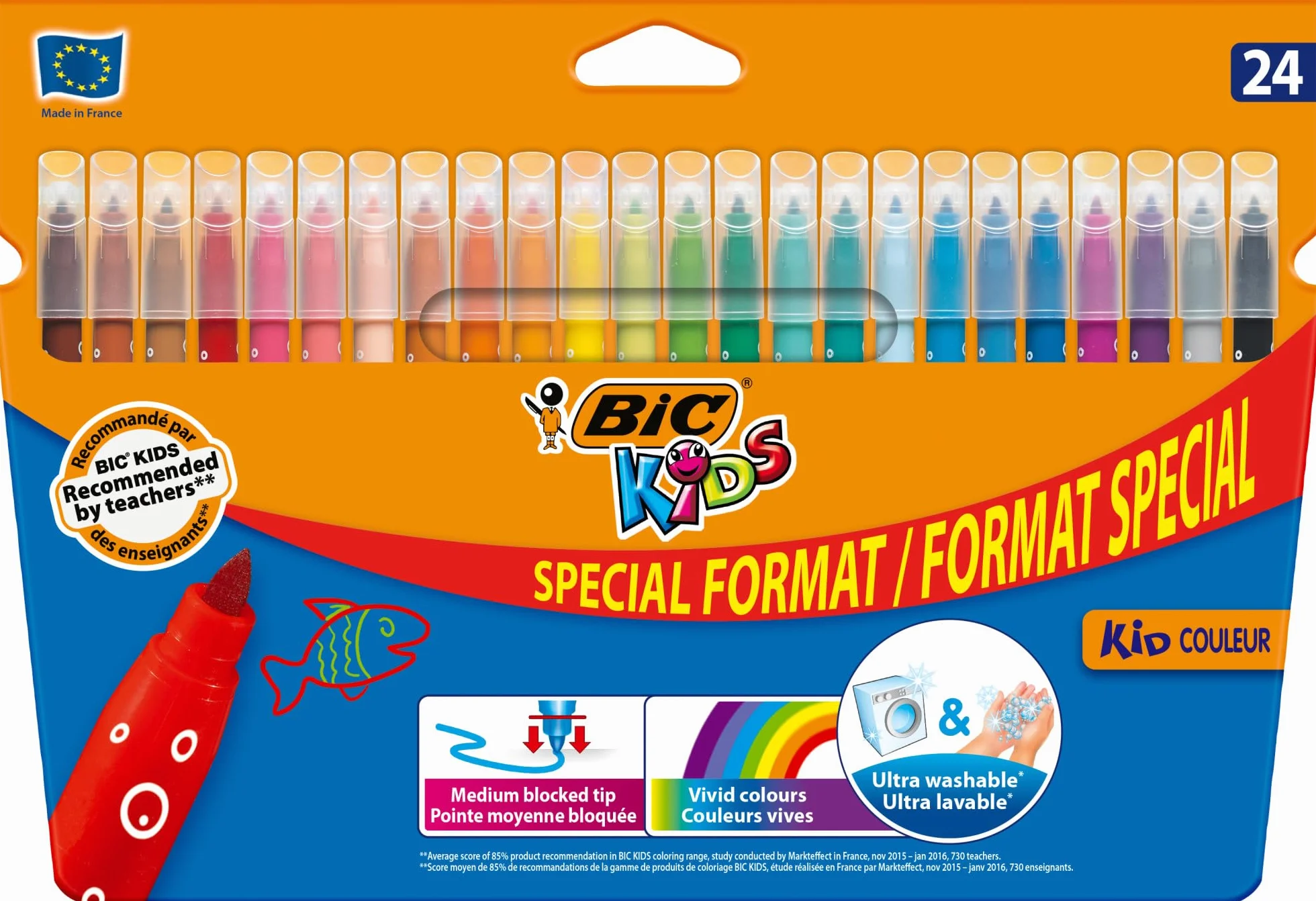Bic BIC Kids Kid Kolorowe flamastry