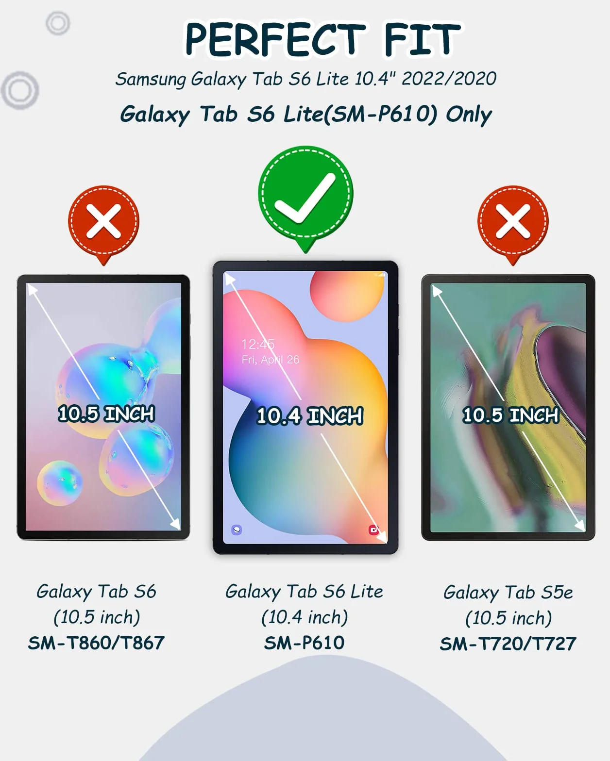 TiMOVO 2 Pack Paper Screen Protector for Galaxy Tab S6 Lite 10.4 Inch(2022/2020) Tablet, Anti-Scratch PET Film Screen Protector for Samsung Tab S6 Lite, Write and Draw Like on Paper Easy to install