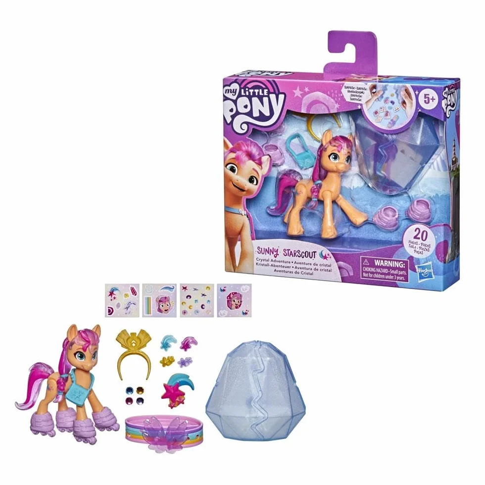 My Little Pony Crystal Adventure - Sunny Zestaw Do Zabawy, Wielokolorowy, Od 5 Lat,F2454