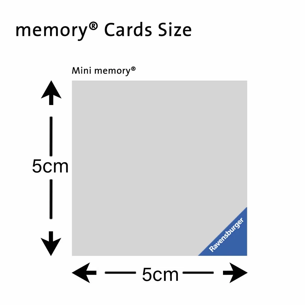 Ravensburger Disney Mini Memory Matching Picture Snap Pairs Game for Kids Age 3 Years Up