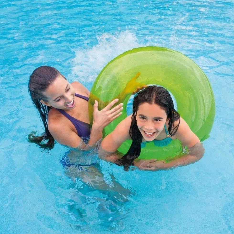 Intex 59260 - Kolorowy ratunek, 76 cm, Zielony/Niebieski/Fuksja