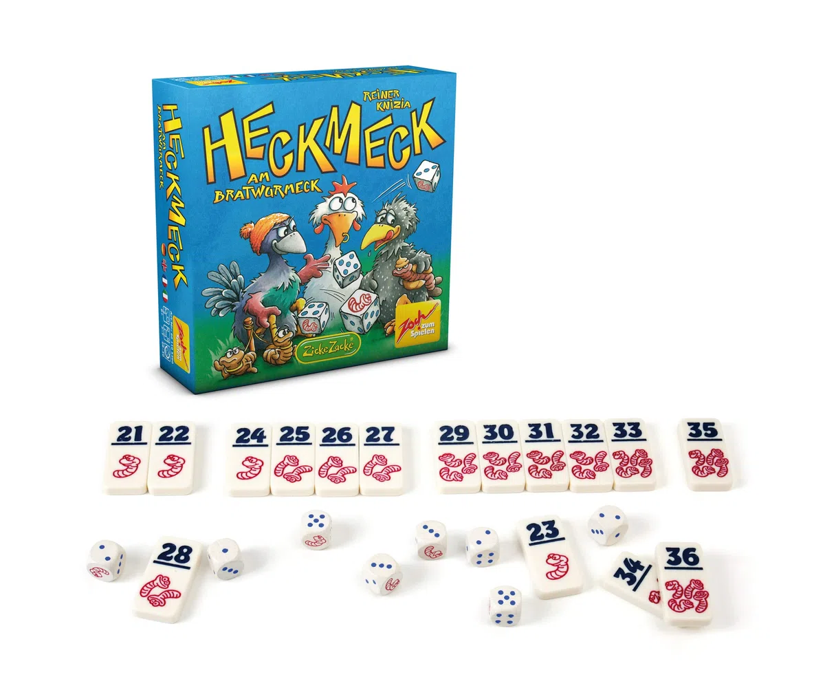 Heckmeck am Bratwurmeck: Für 2-7 Spieler. Spieldauer: 20-30 Minuten