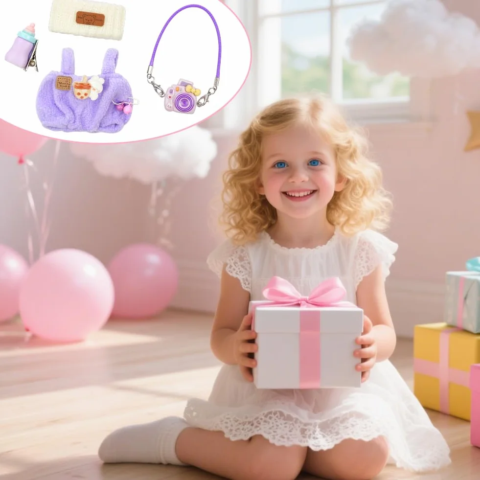 Pluszowa lalka Cute Doll Clothes, 17 cm, pluszowa lalka, modne ubrania do pluszowej zabawki, akcesoria odzieżowe, idealny prezent dla dzieci