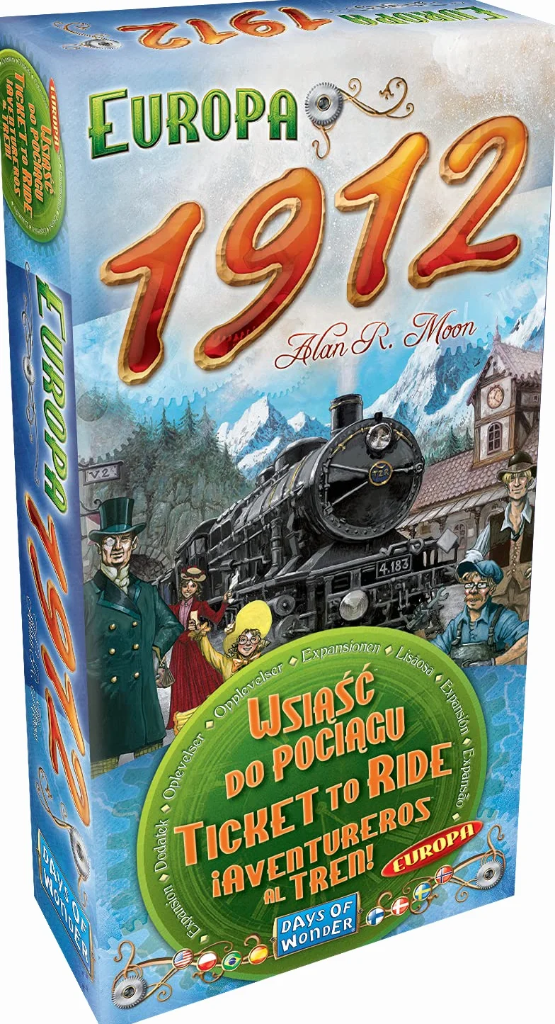 Days of Wonder, Gra planszowa, Wsiąść do Pociągu: Europa 1912, dodatek