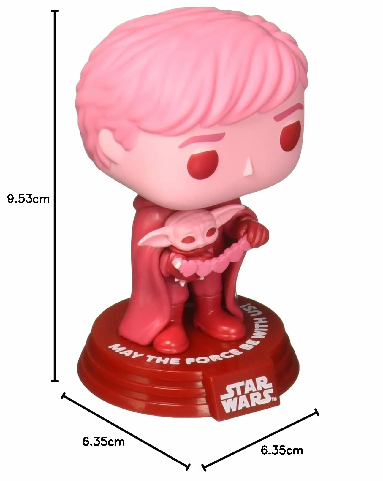 Funko Pop Star Wars Walentynkowa Figurka winylowa Luke i Grogu