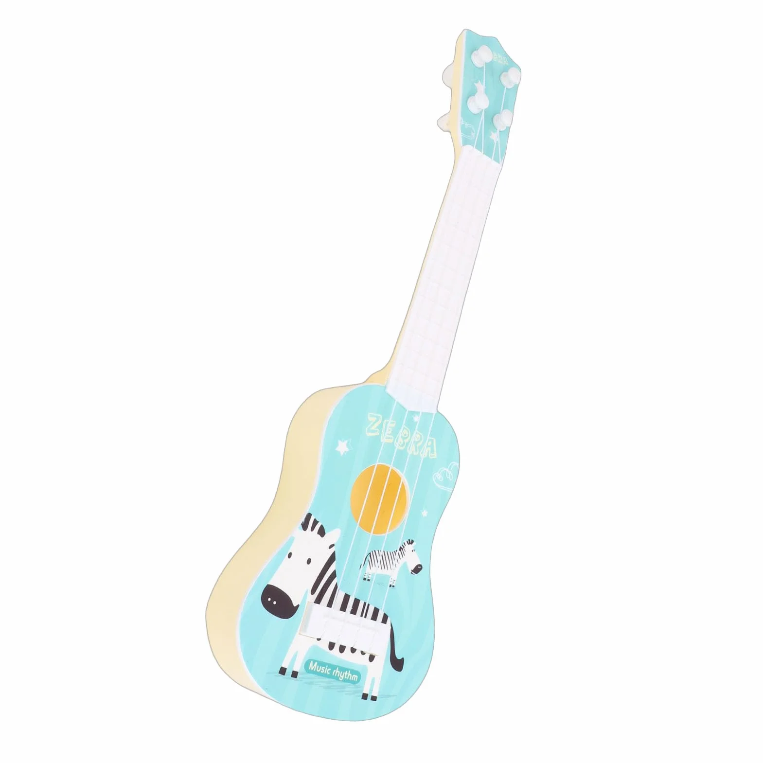 Topiky Symulacja Gitary Ukulele, Dziecięca Gitara Ukulele, Gitara Klasyczna Zabawka Muzyczna, Układany Edukacyjny Instrument Muzyczny Wczesna Nauka Muzyczna Zabawka, (BLUE)