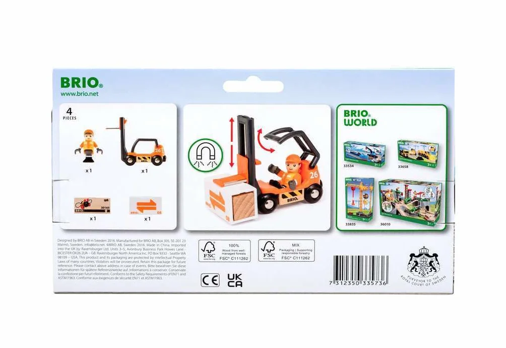 BRIO World - Gabelstapler