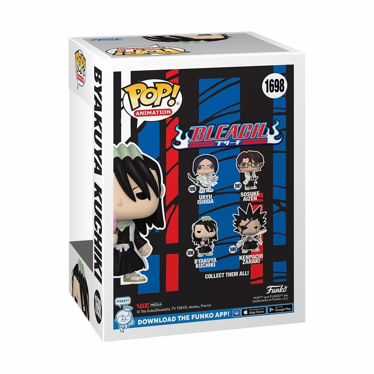 Funko POP! Animation: BLEACH - Byakuya Kuchiki - Bleach - Kolekcjonerska figurka winylowa - Pomysł na prezent - Oficjalny towar - Zabawki dla dzieci i dorosłych - Fani anime