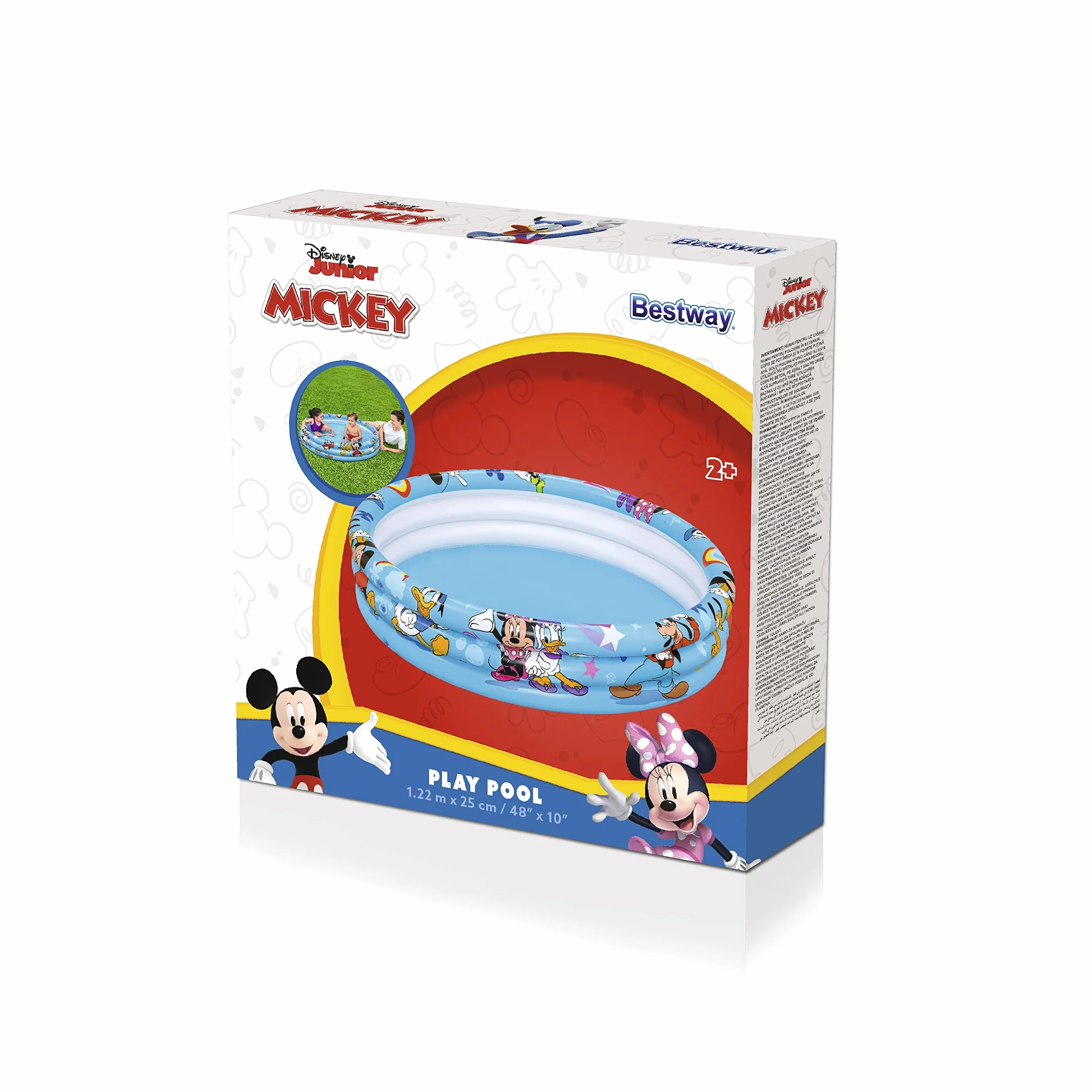 Bestway Disney Junior brodzik Mickey & Friends Ø 122 x 25 cm, okrągły