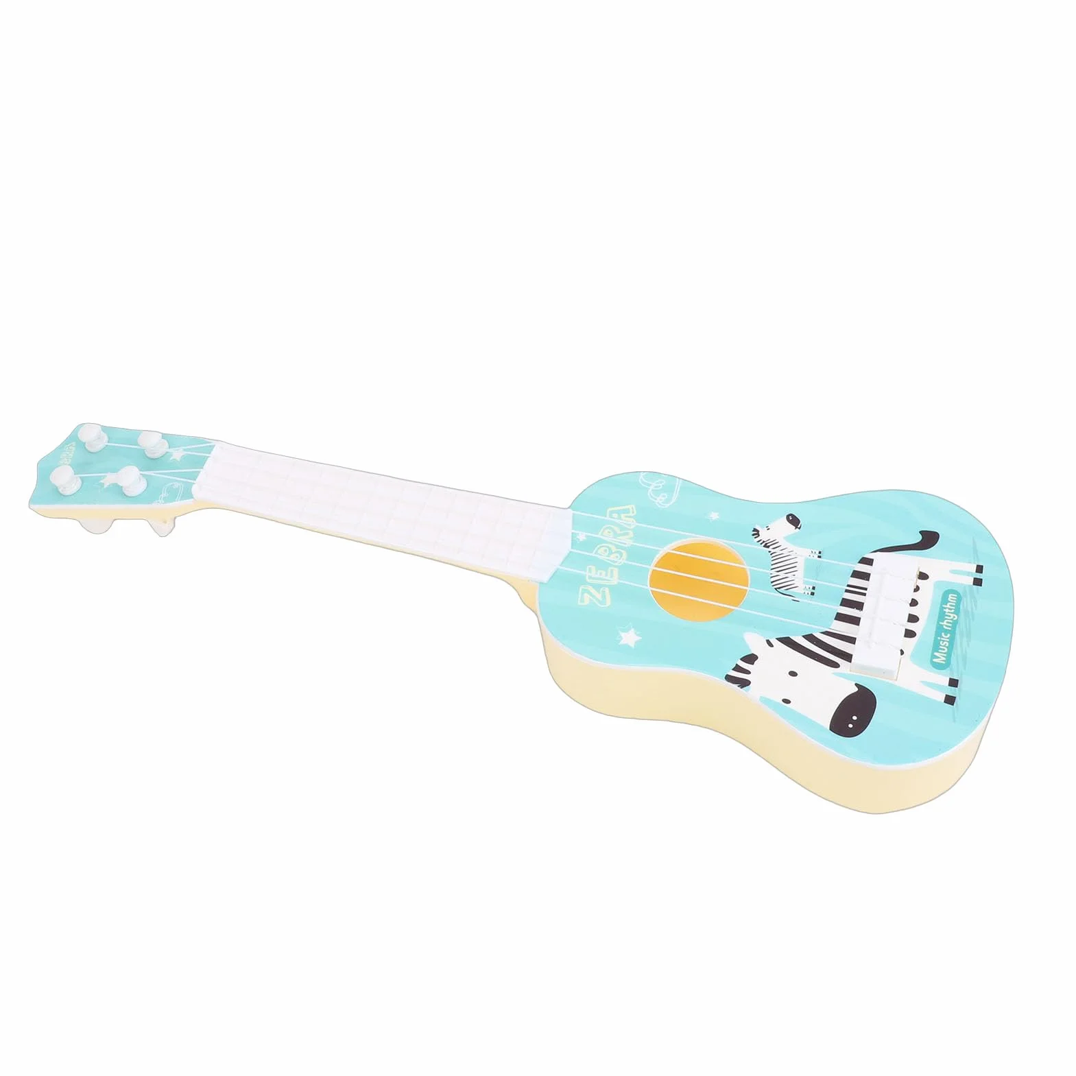 Topiky Symulacja Gitary Ukulele, Dziecięca Gitara Ukulele, Gitara Klasyczna Zabawka Muzyczna, Układany Edukacyjny Instrument Muzyczny Wczesna Nauka Muzyczna Zabawka, (BLUE)