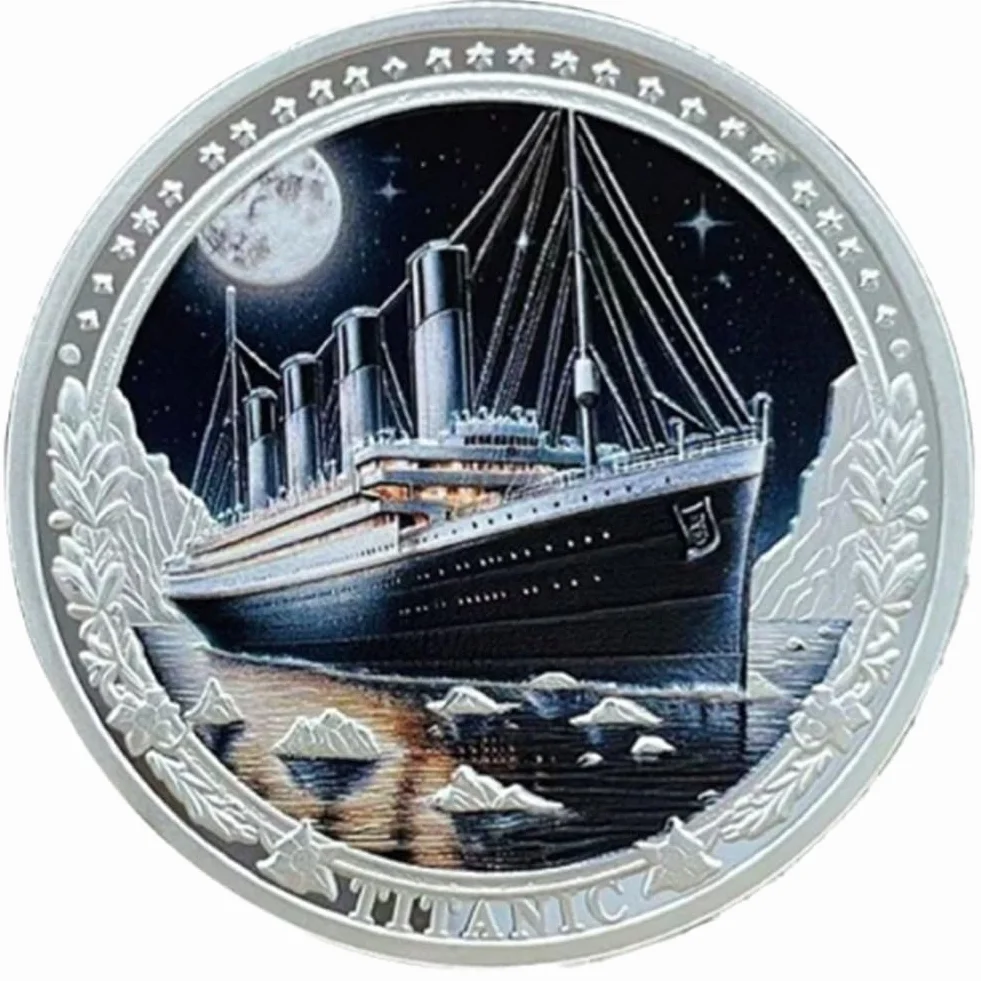 Monety kolekcjonerskie Titanic: 1912 Rms Memorial Medal, Moneta Wyzwania Światowego Dziedzictwa, Monety kolekcjonerskie Titanica, Titanic prezenty dla mężczyzn, kobiet