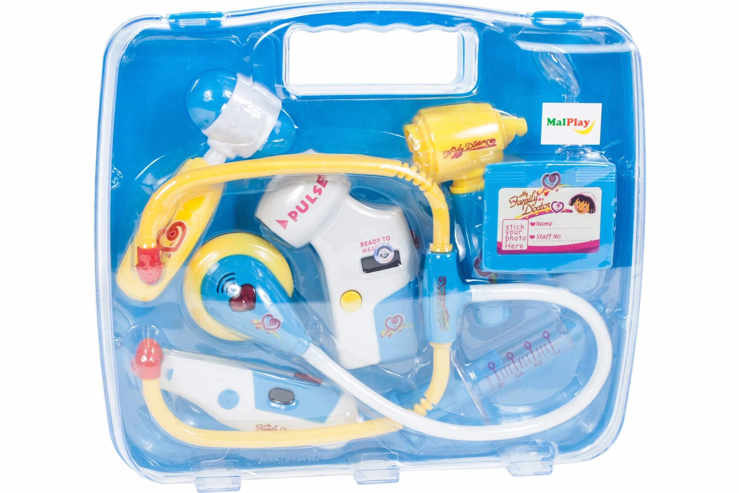 MalPlay 5901924215882 Zestaw Lekarski Niebieski W Walizce ,niebieski