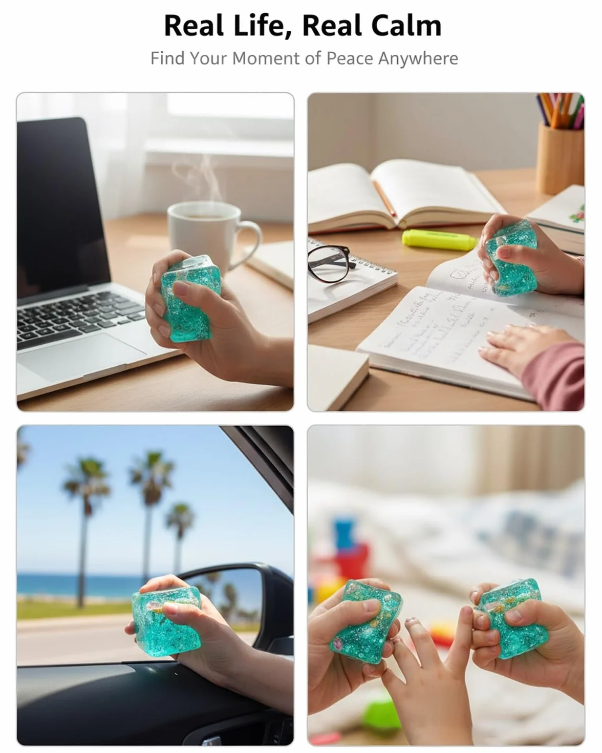 2026 Nowa Squishy Ice Cube, Rozciągliwa Miękka, Powolny Wzrost Squishy Stress Relief Zabawka Sensoryczna Piłka Antystresowa Z Motywem Oceanicznym, Party Favor Ciśnienie Dla Dorosłych(1PC)