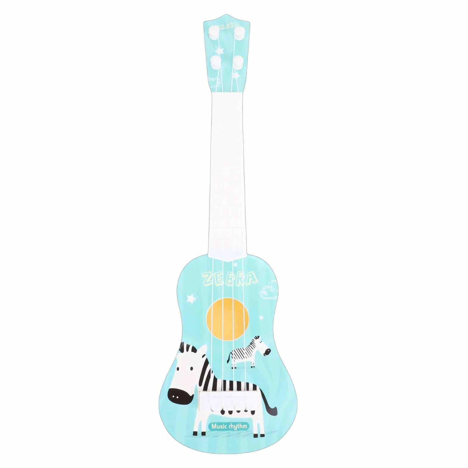 Topiky Symulacja Gitary Ukulele, Dziecięca Gitara Ukulele, Gitara Klasyczna Zabawka Muzyczna, Układany Edukacyjny Instrument Muzyczny Wczesna Nauka Muzyczna Zabawka, (BLUE)