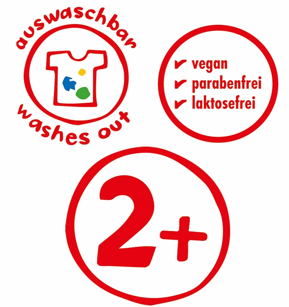 Marabu Zestaw do Malowania Palcami, Wielokolorowy, Od 2 Lat