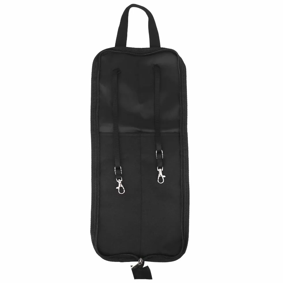Torba na pałki perkusyjne, 600D Oxford Cloth Zipper Design Wodoodporny zamek błyskawiczny wysokiej jakości Lekki, trwały uchwyt na pałki perkusyjne, młotki do domu