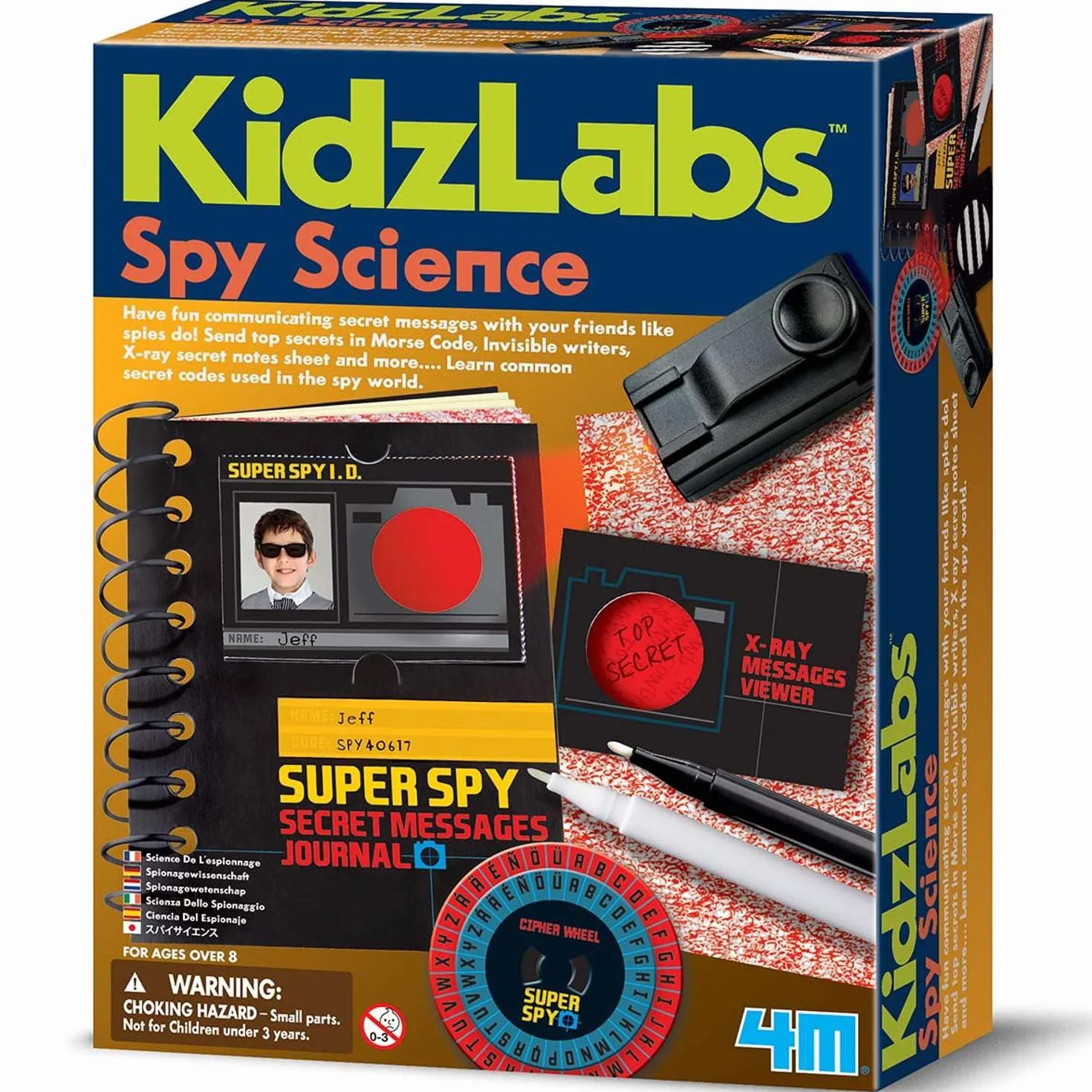 4M Spy Science Secret Message Kit