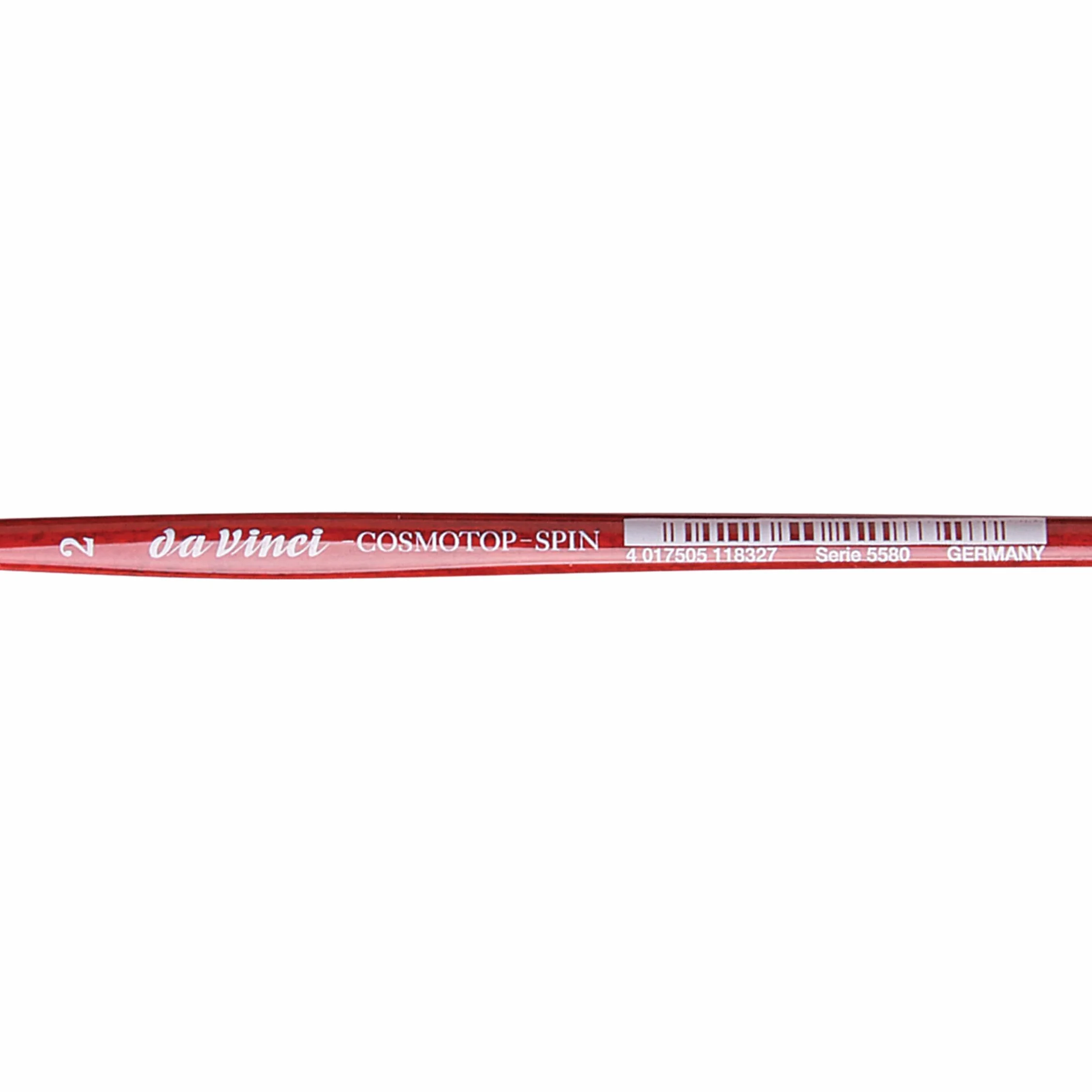 Da Vinci Seria 5580 pędzel do farb wodnych, 2, czerwony, rozmiar 2