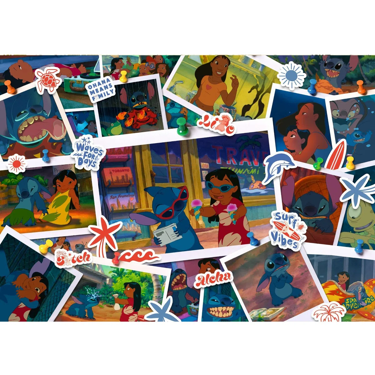 Trefl - Lilo & Stitch, Słodkie Wspomnienia - Puzzle 1000 Elementów - Układanka z Bohaterami Bajki, Kreatywna Rozrywka, dla Dorosłych i Dzieci od 12 lat