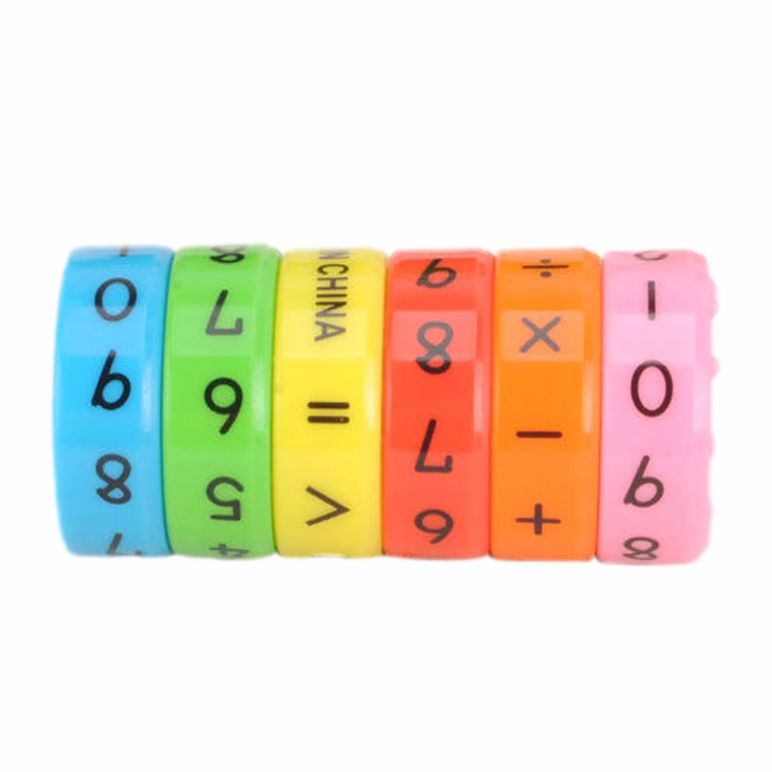 Matematyczna zabawka edukacyjna, matematyczne gry manipulacyjne, obracająca się kostka liczb matematycznych | Gra liczbowa do dodawania, odejmowania, mnożenia, dzielenia i integralności
