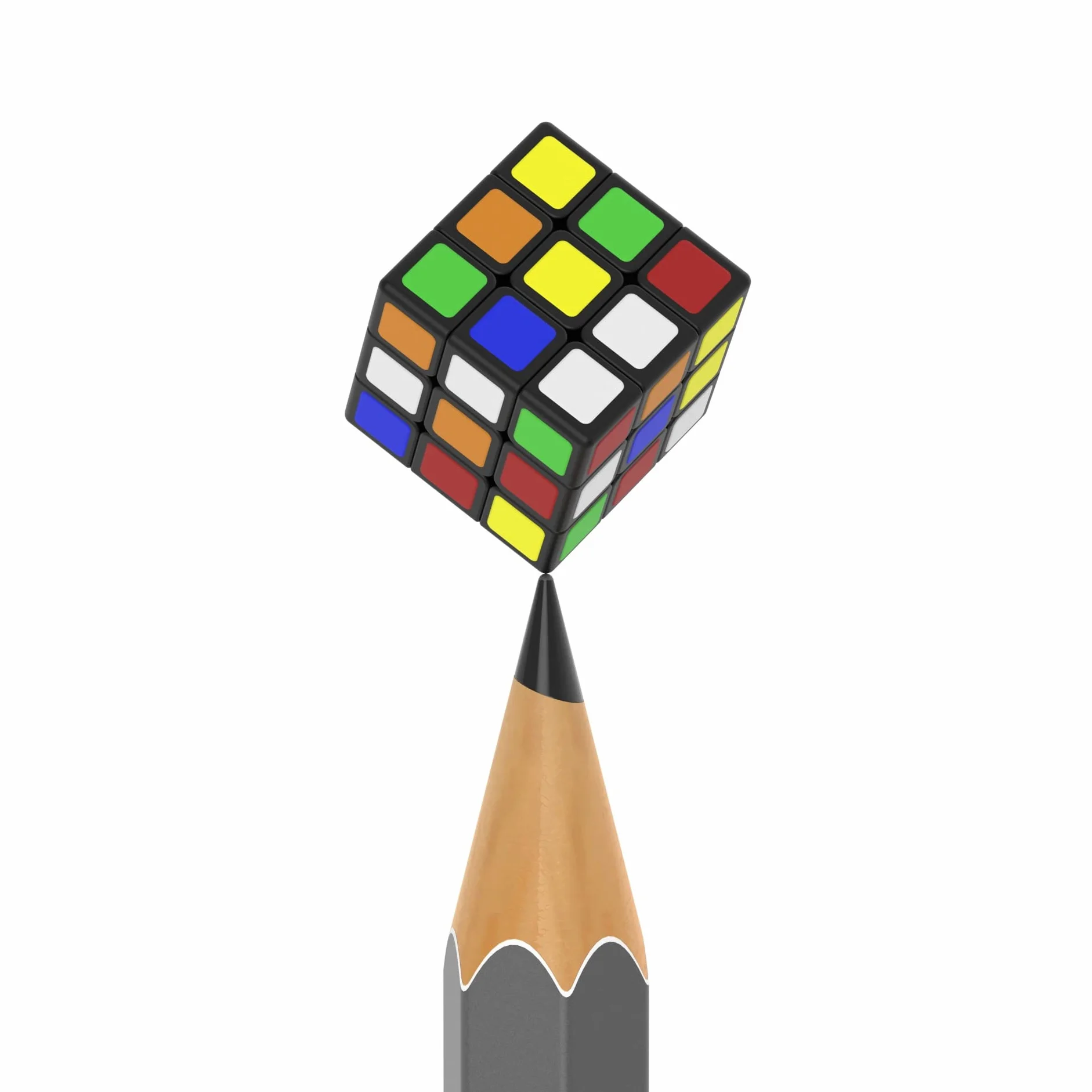 Mini Speed ​​​​Cube Cube 3 x 3 Cube Lab, mini 1 x 1 x 1 cm, najmniejsza kostka prędkości na świecie, płynny obrót, malutka gładka kostka logiczna
