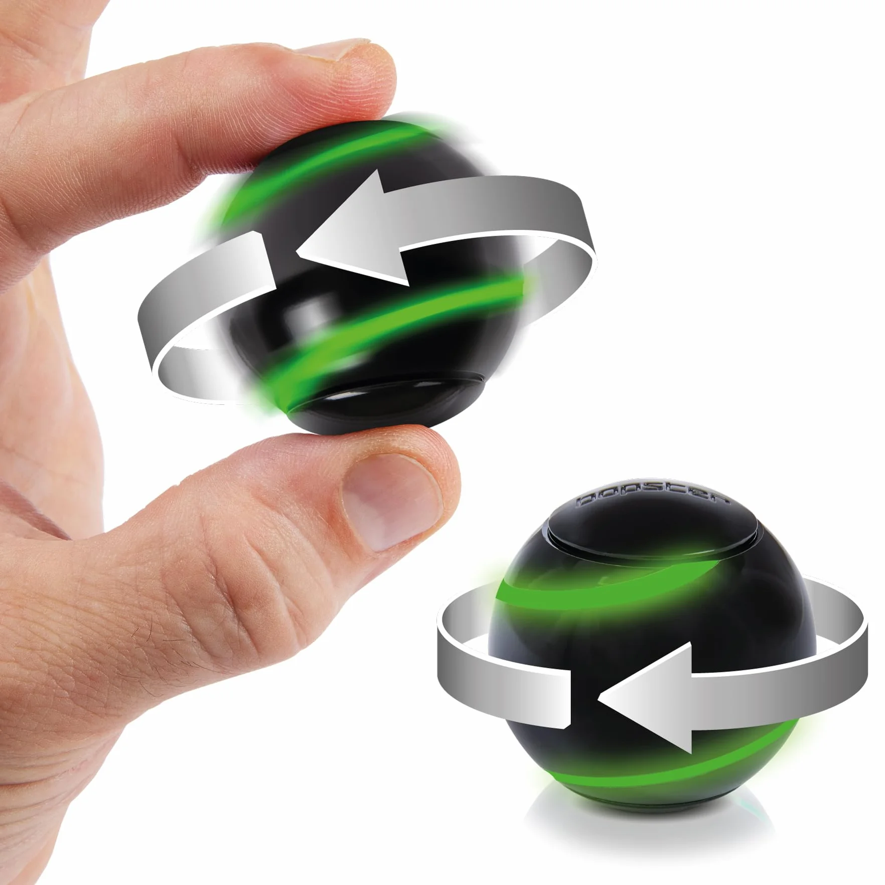 bopster Metal Spin Ball Fidget Hand Spinner | Wysokiej jakości zabawka biurkowa dla dzieci, nastolatków i dorosłych, ulga w stresie i lęku, autyzm, ADHD, ADD, idealny wypełniacz skarpet