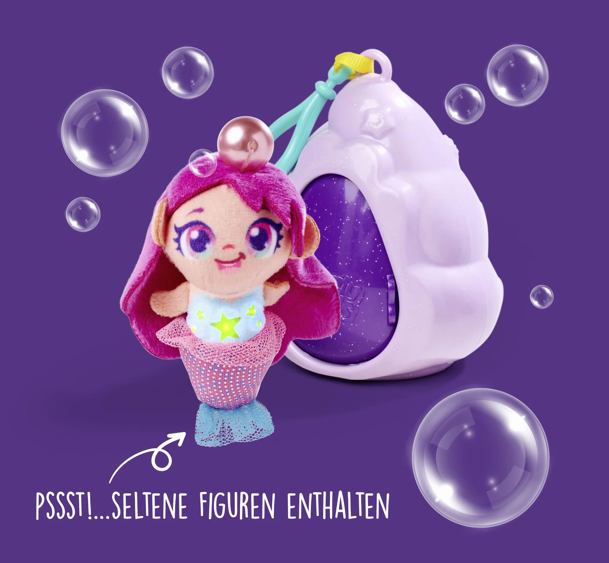 Simba 105952650 Pearly Pods świecące w ciemności 12 rodzajów; oferta dotyczy 1 sztuki muszelki; odpowiednie dla dzieci od 3 lat,wybór losowy