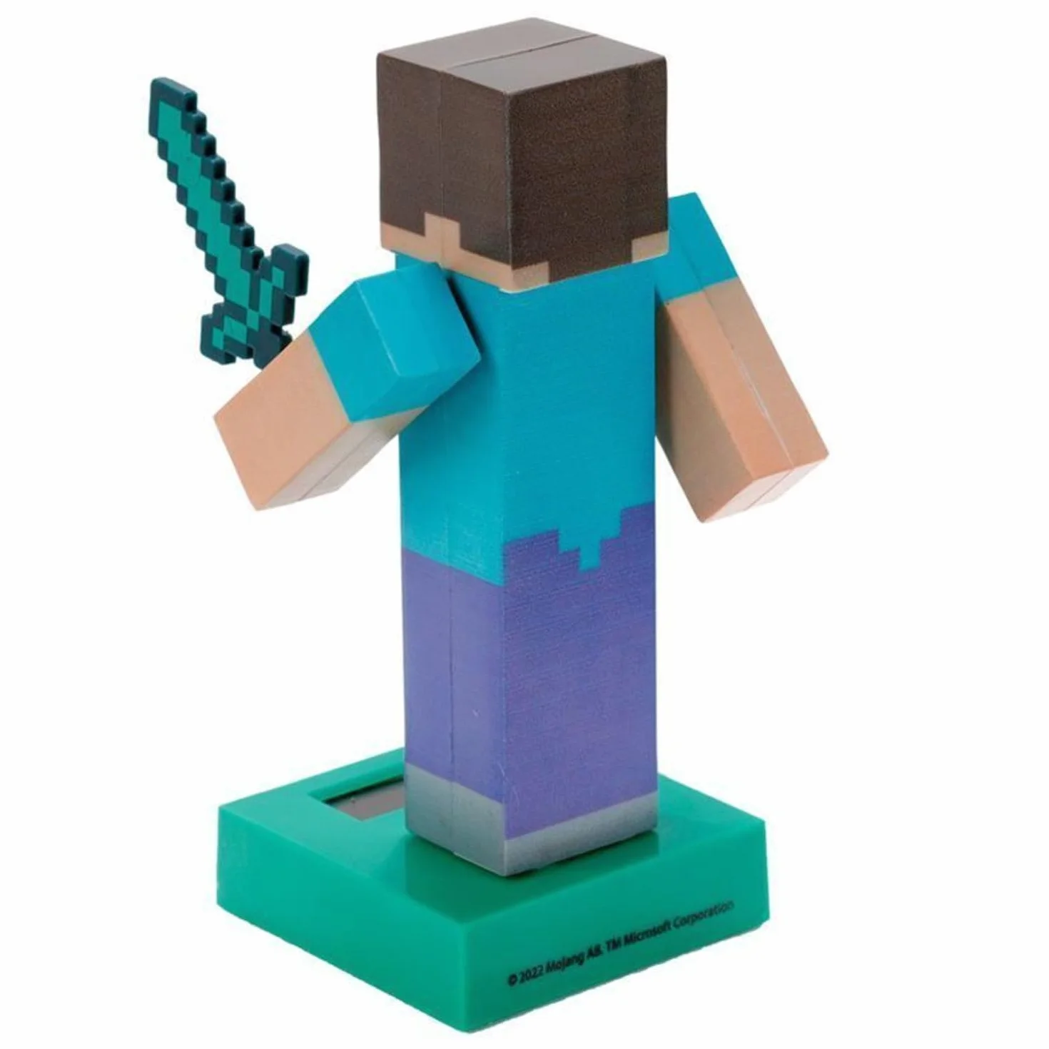 Puckator Steve-Minecraft Solar Pal, Wielobarwny, FF139