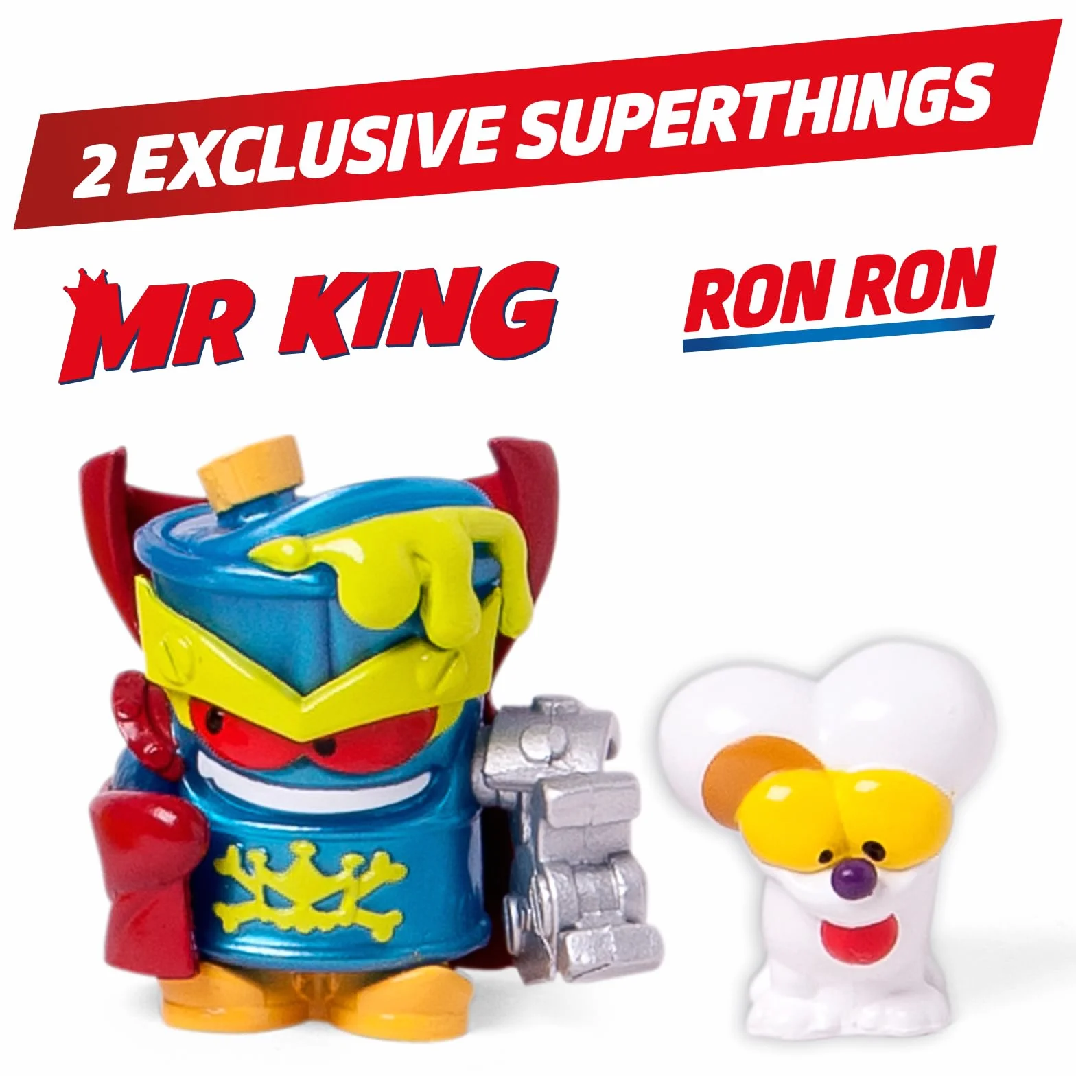 SUPERTHINGS KAZOOM POWER Tajna baza Mr Kinga z serialu animowanego - 1 Hidden Base, 1 Mr King, 1 Ron Ron