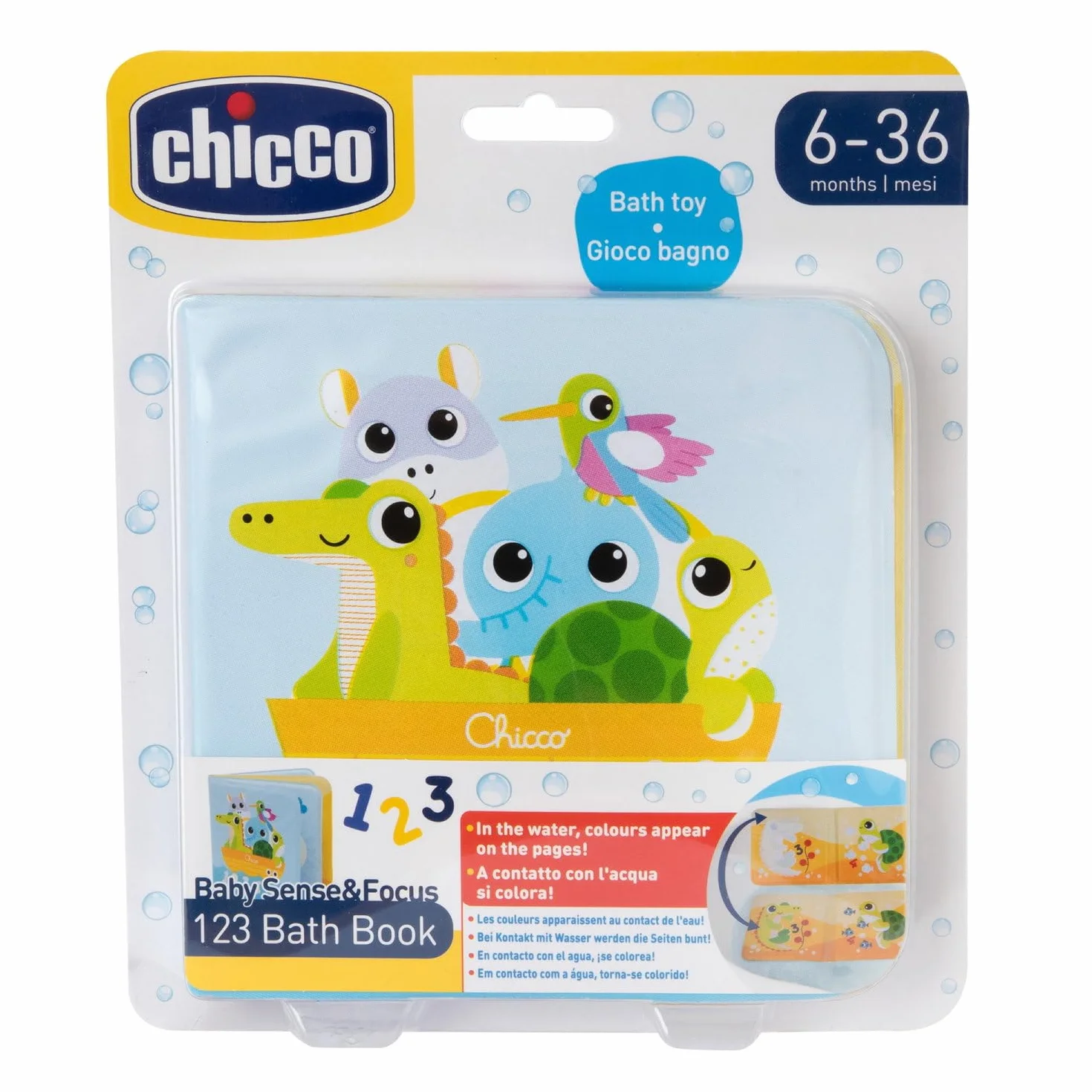Chicco - Broszura do kąpieli, wielokolorowa, 1