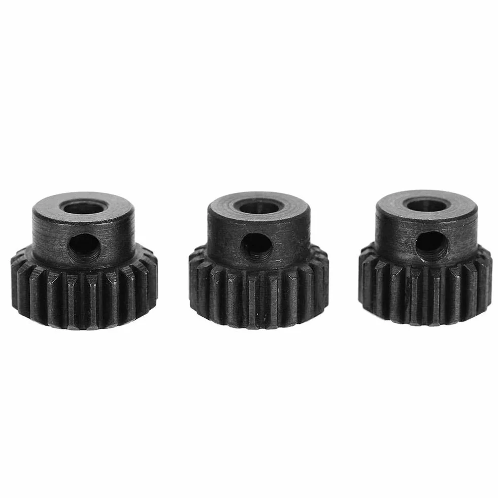 Zestaw kół zębatych VGEBY RC Car, hartowany 3,175 mm 13-15T, 16-18T, 19-21T, 21T-23T, chromowana stal, 48DP 1/10 (19T, 20T, 21T), akcesoria do modeli samochodów