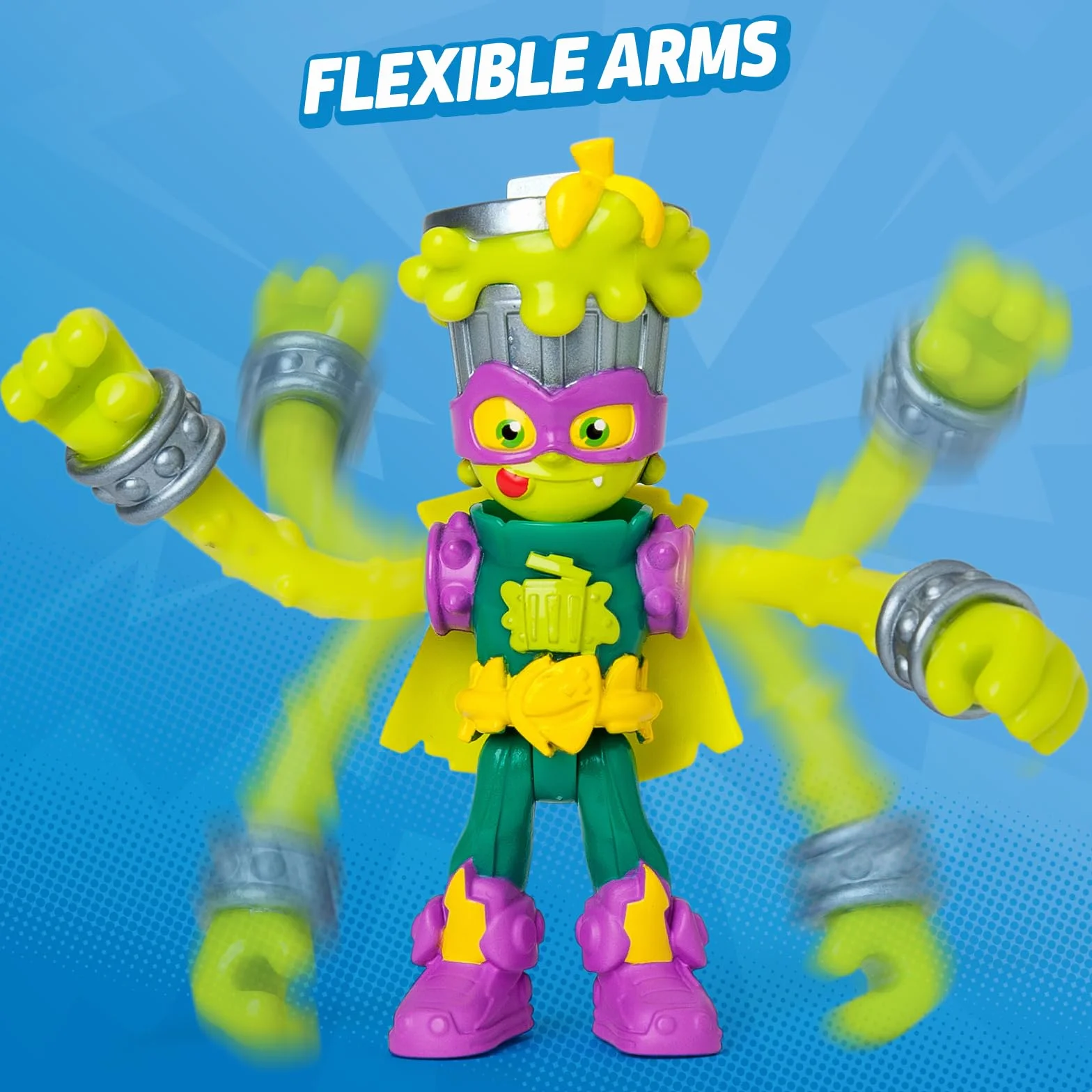 SUPERTHINGS KAZOOM Power Mission – Kazoom Kids. Figurka Trasher z serialu TV „SuperThings Kazoom Power”. Zawartość: 1 Kazoom Kid, 1 ekskluzywny SuperThing, 1 akcesorium
