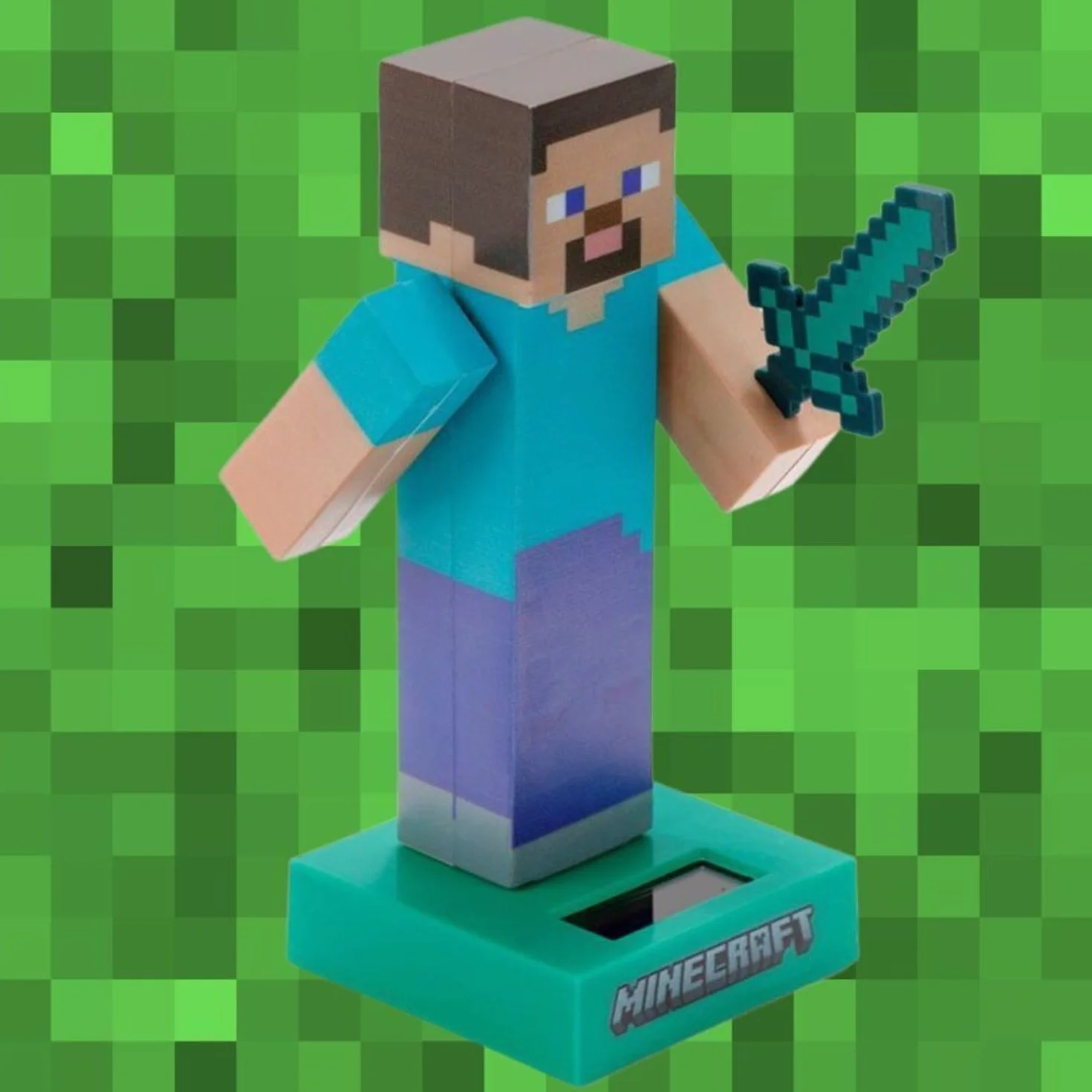 Puckator Steve-Minecraft Solar Pal, Wielobarwny, FF139