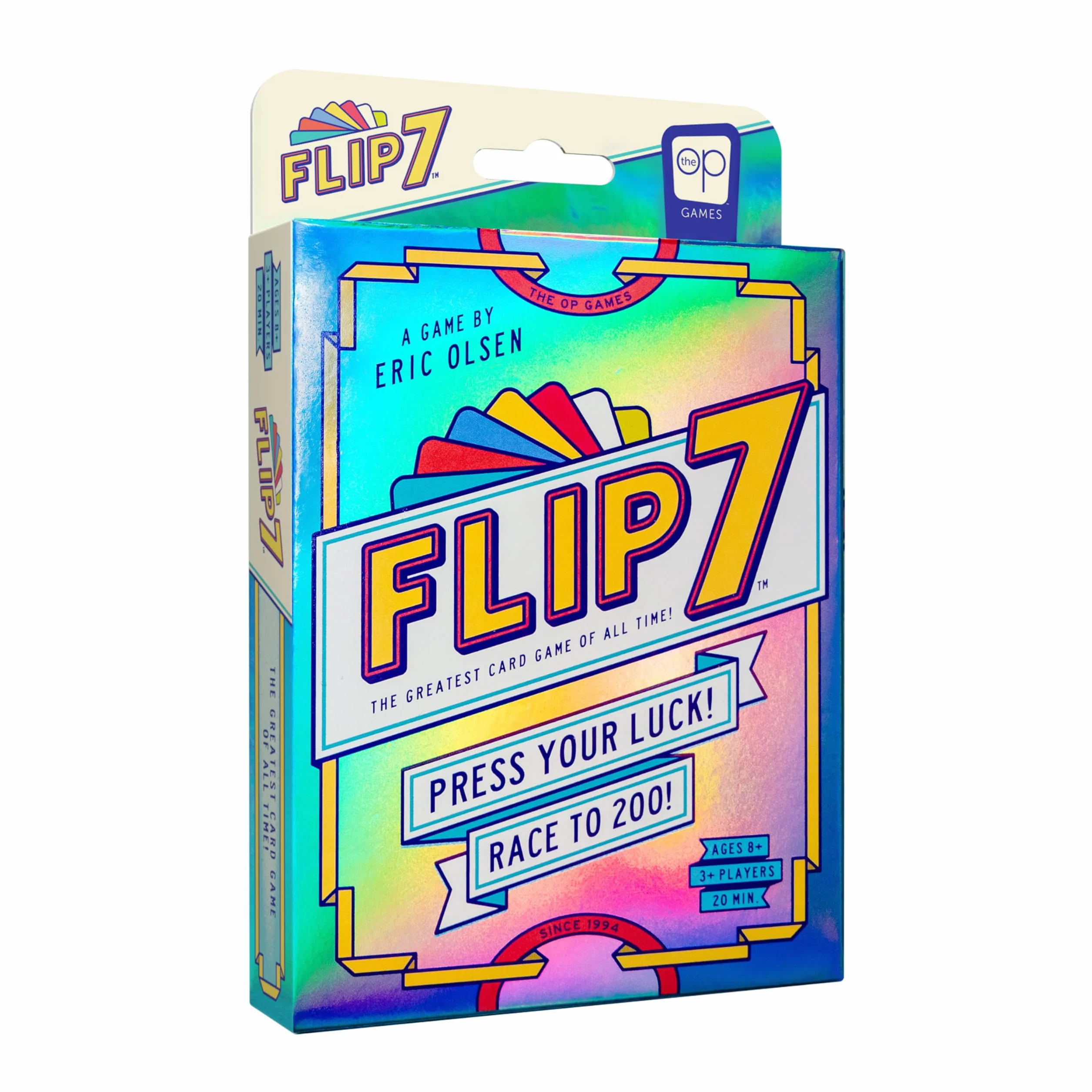 Flip 7™ Gra Karciana | Kompaktowy Rodzinny Zestaw | Połączenie Szczęścia i Strategii | Szybka do Nauczenia | 94 Karty | Zasady w Języku Angielskim