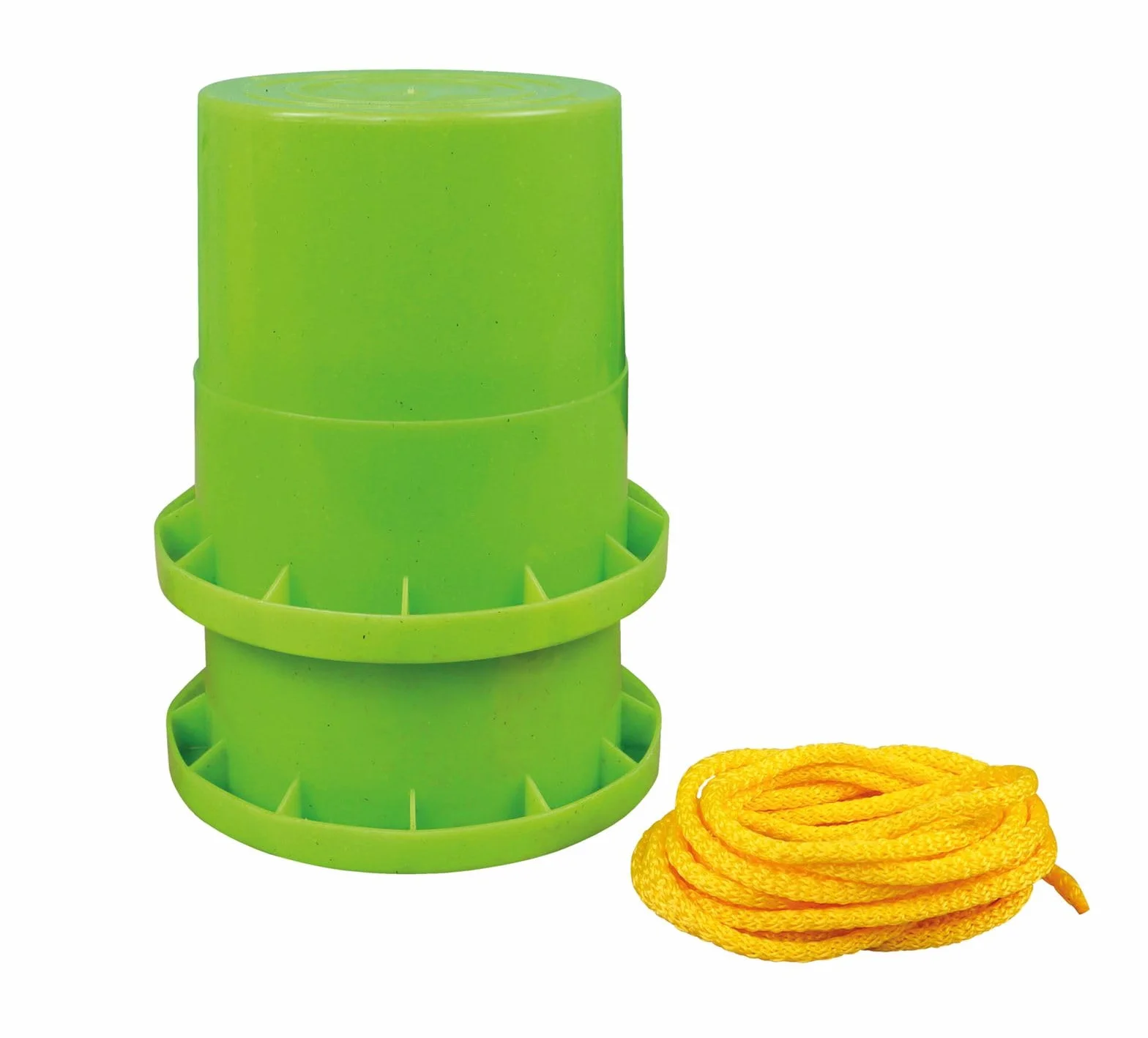 LENA Eco szczudła doniczkowe 17 cm, puszki dla dzieci, dla dzieci do równowagi, mieszanka tworzywa sztucznego i drewna o zapachu drewna, idealne do koordynacji, certyfikat TÜV, od 3 lat