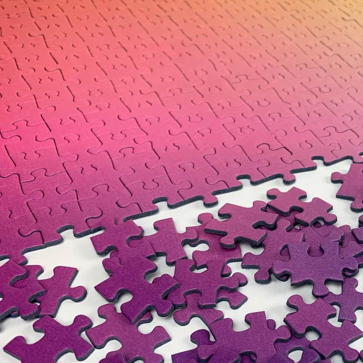 Cloudberries Gradient Puzzle, Wielokolorowy