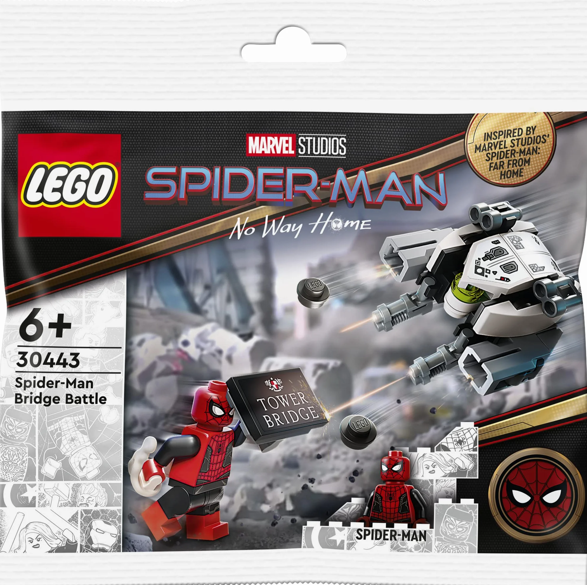 LEGO Super Heroes Spider-Man pojedynek na moÄšcie (30443) [KLOCKI]